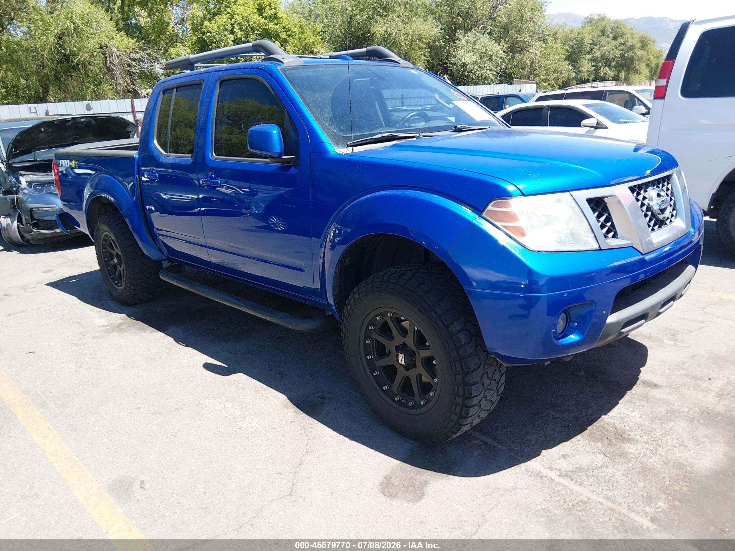 2015 Nissan Frontier Pro-4x/s/sl/sv Blue vin: 1N6AD0EV2FN700186