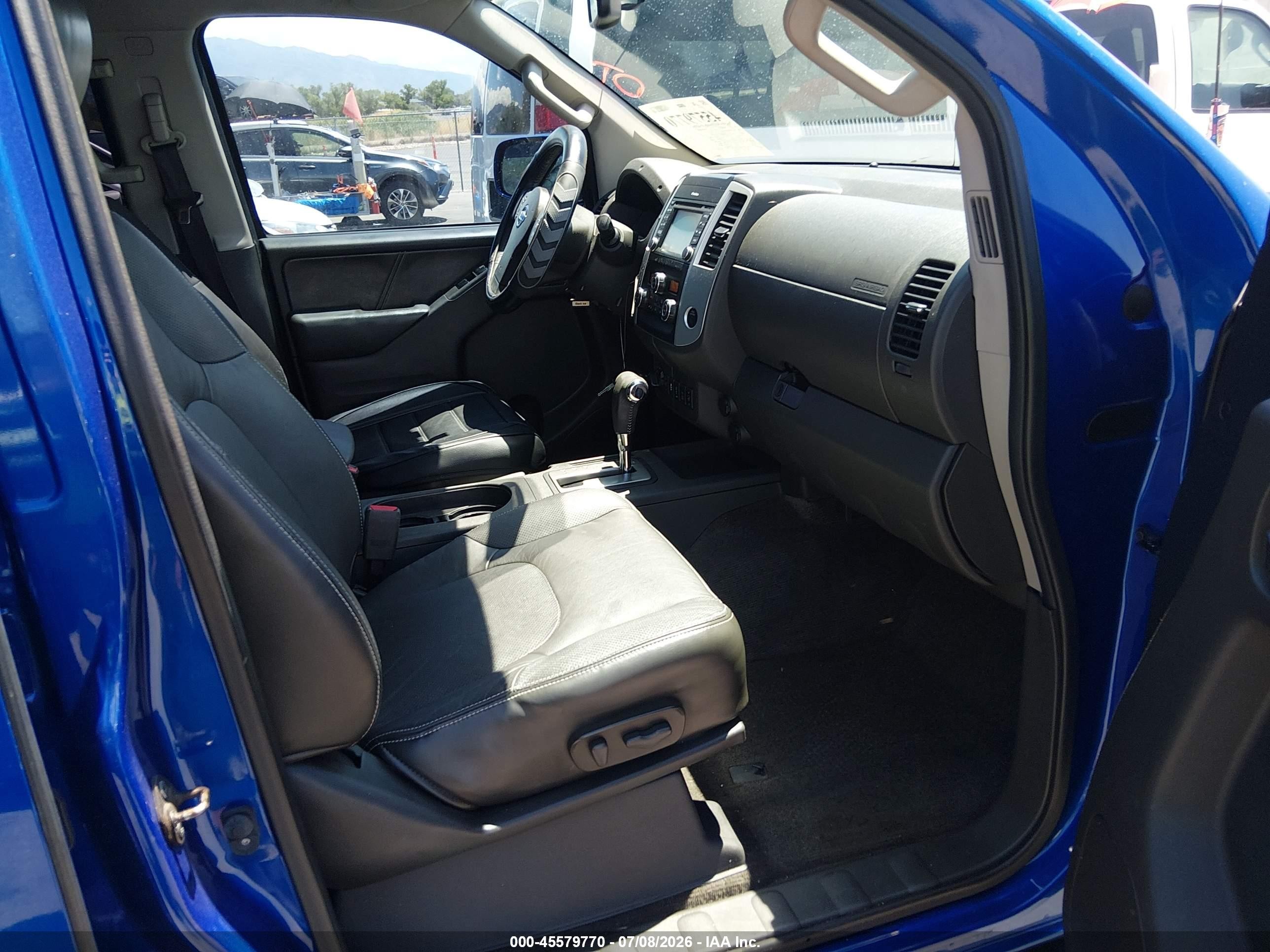 2015 Nissan Frontier Pro-4x/s/sl/sv Blue vin: 1N6AD0EV2FN700186