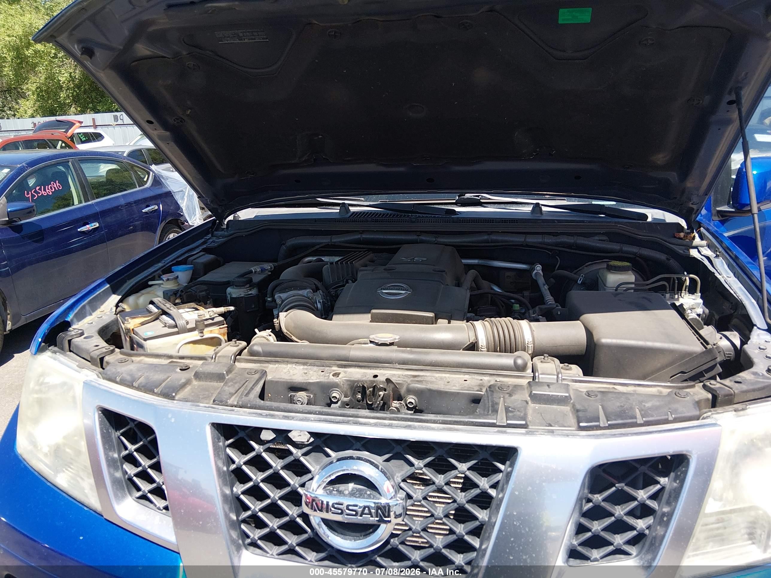 2015 Nissan Frontier Pro-4x/s/sl/sv Blue vin: 1N6AD0EV2FN700186