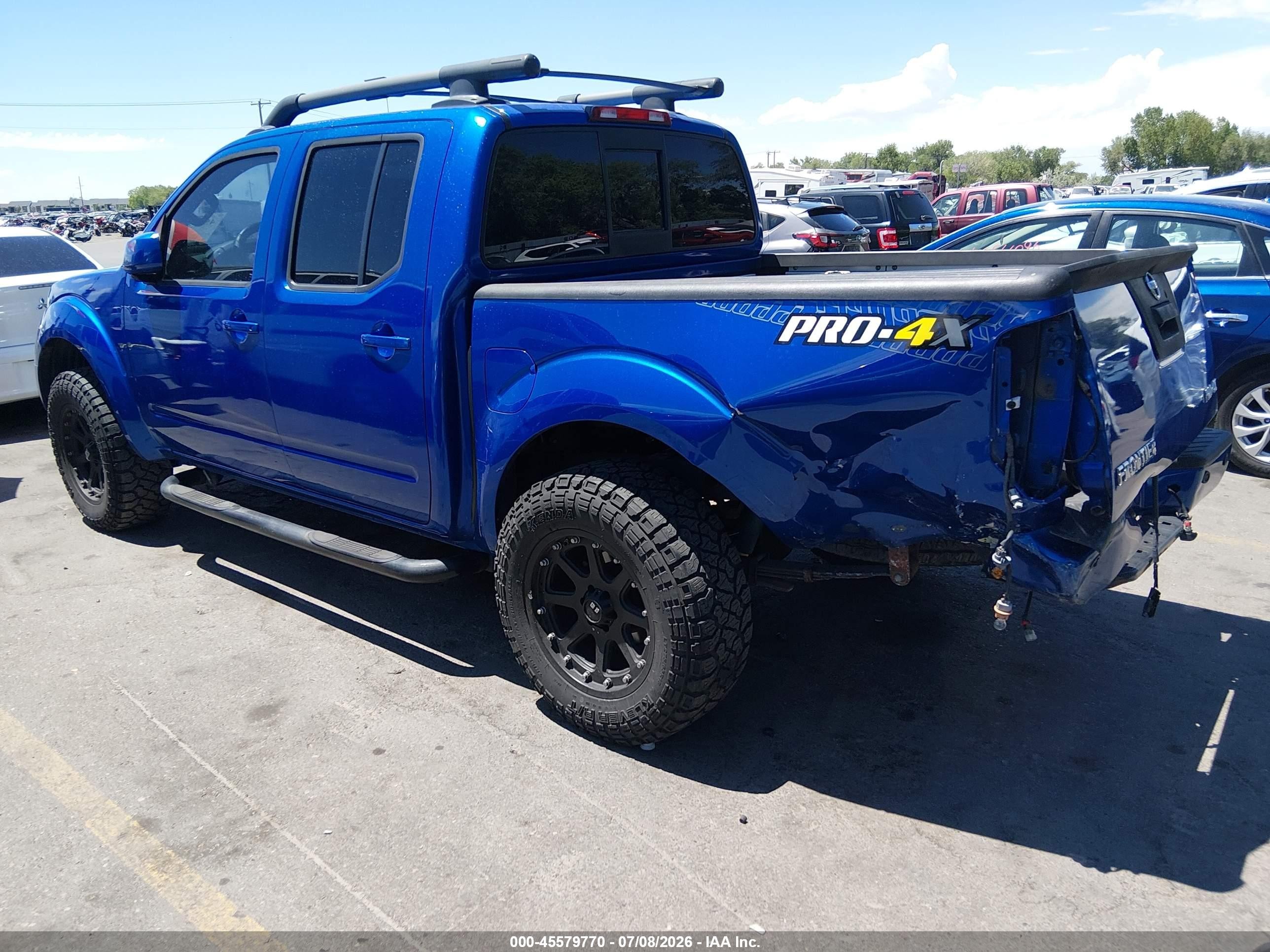 2015 Nissan Frontier Pro-4x/s/sl/sv Blue vin: 1N6AD0EV2FN700186