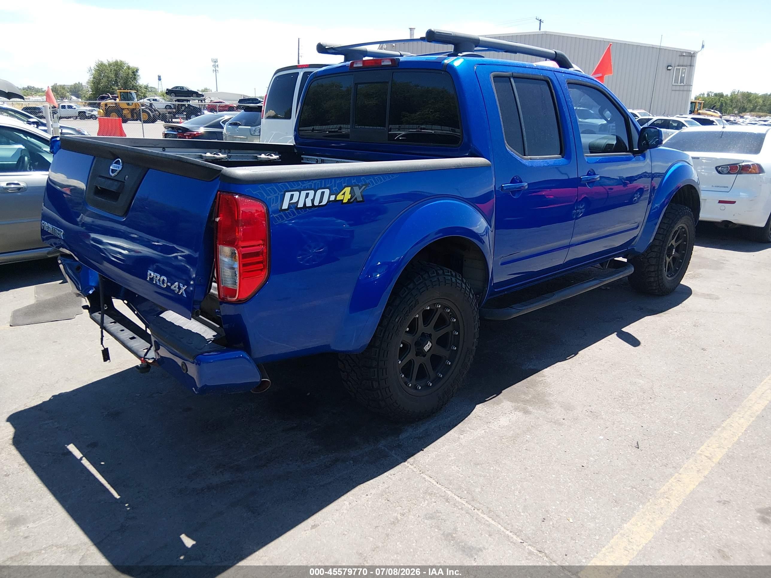 2015 Nissan Frontier Pro-4x/s/sl/sv Blue vin: 1N6AD0EV2FN700186