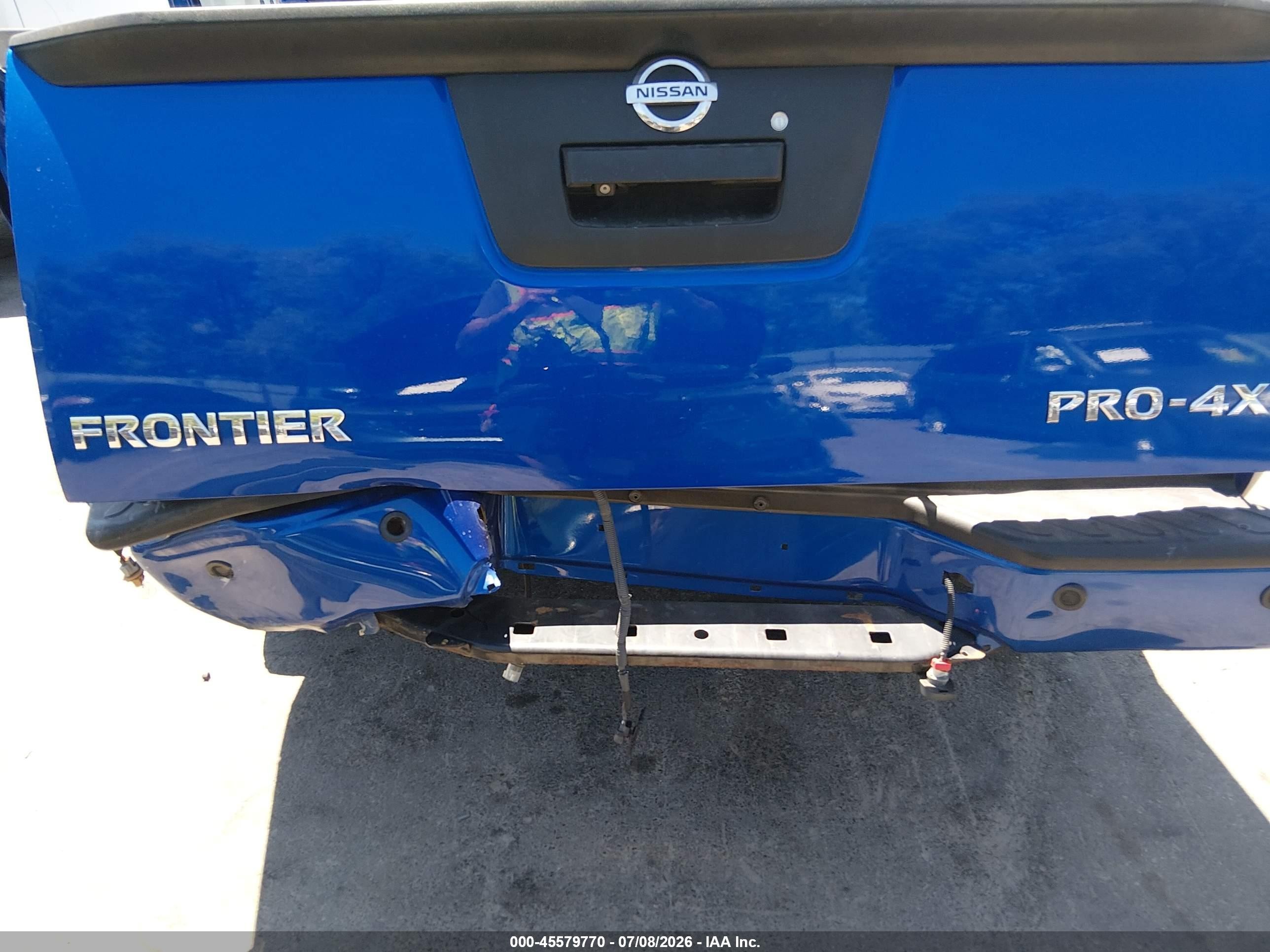 2015 Nissan Frontier Pro-4x/s/sl/sv Blue vin: 1N6AD0EV2FN700186