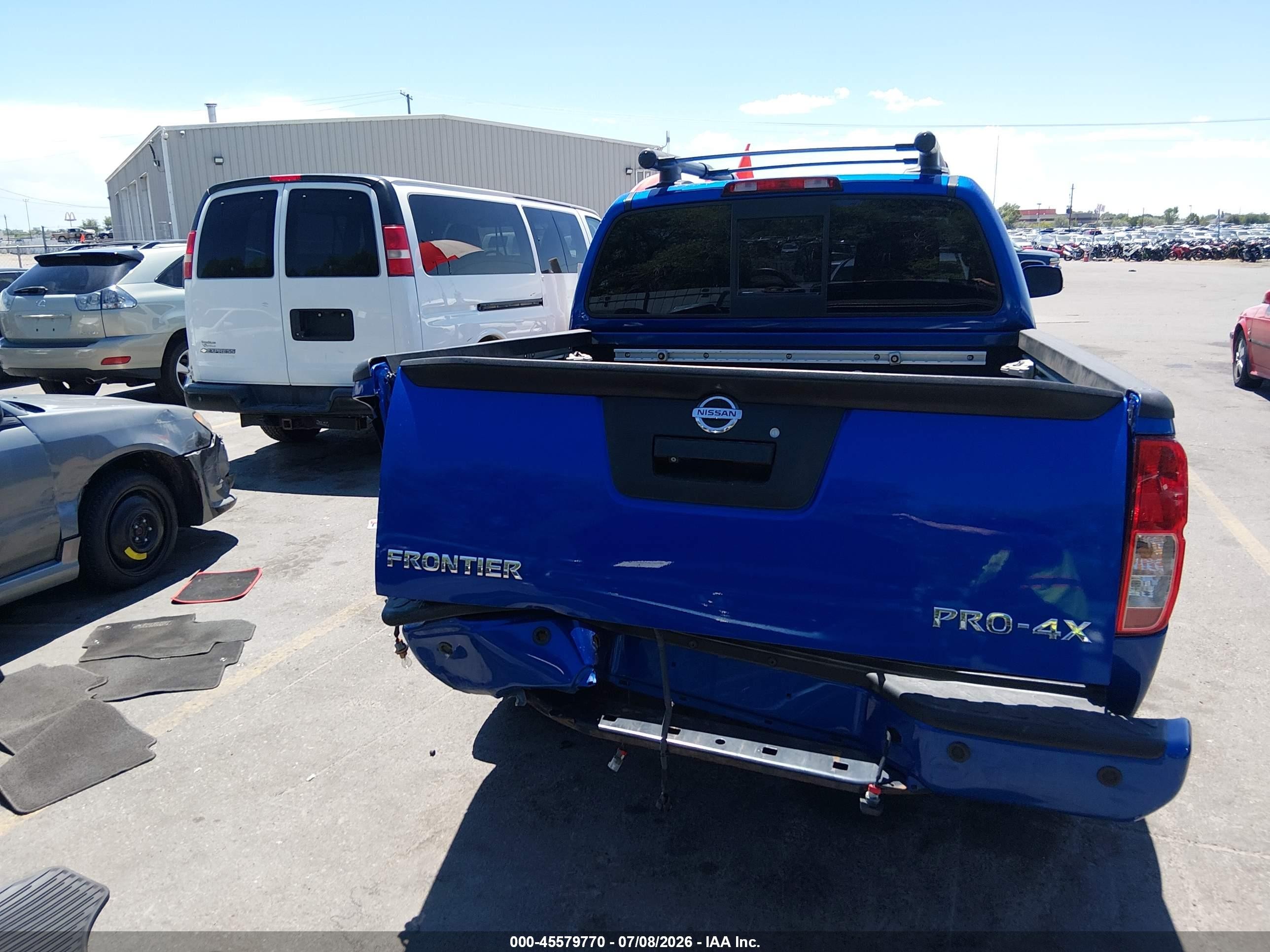 2015 Nissan Frontier Pro-4x/s/sl/sv Blue vin: 1N6AD0EV2FN700186