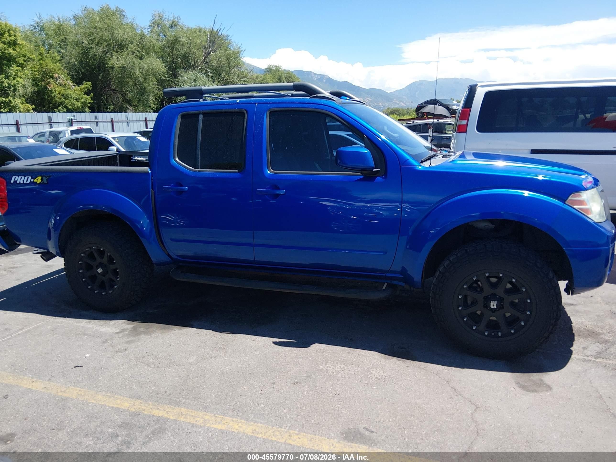 2015 Nissan Frontier Pro-4x/s/sl/sv Blue vin: 1N6AD0EV2FN700186