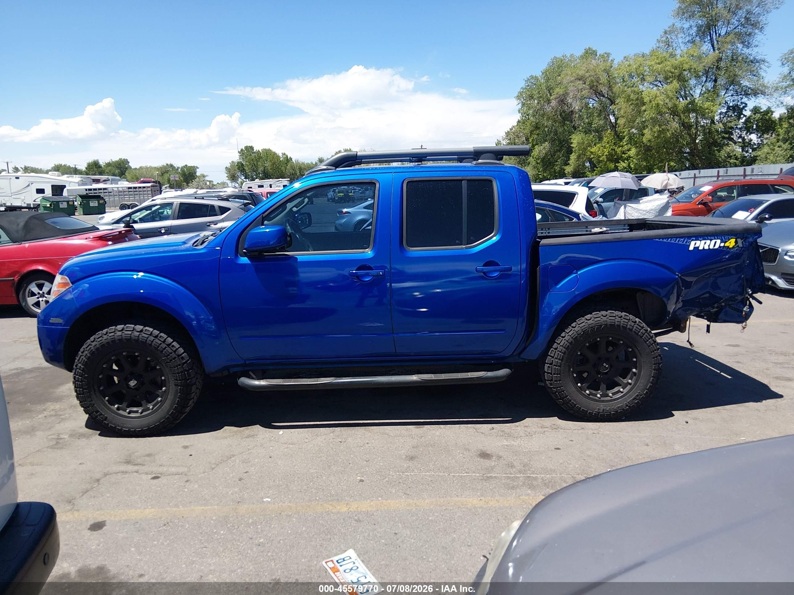 2015 Nissan Frontier Pro-4x/s/sl/sv Blue vin: 1N6AD0EV2FN700186