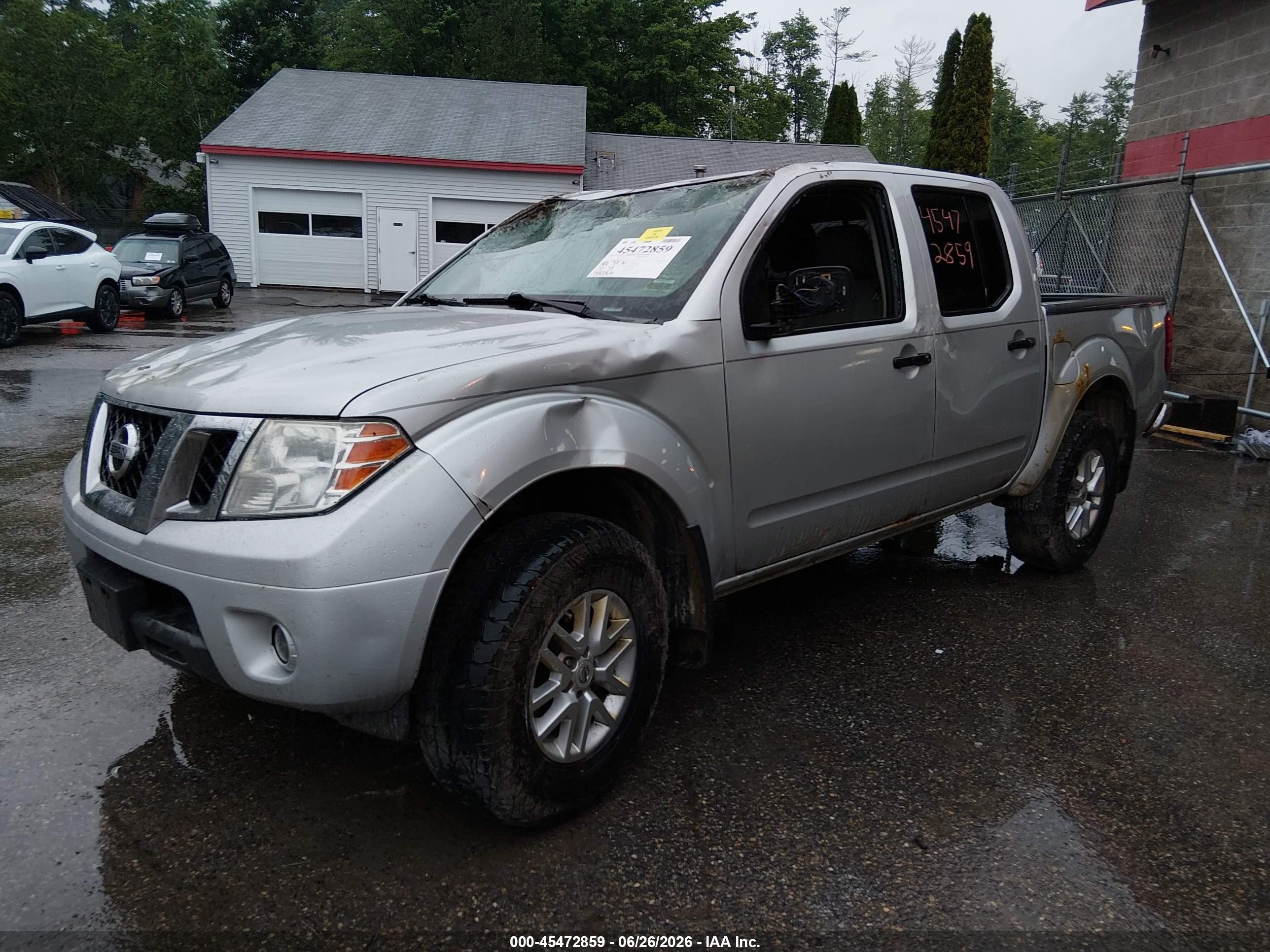 2015 Nissan Frontier Sv Silver vin: 1N6AD0EV2FN703573