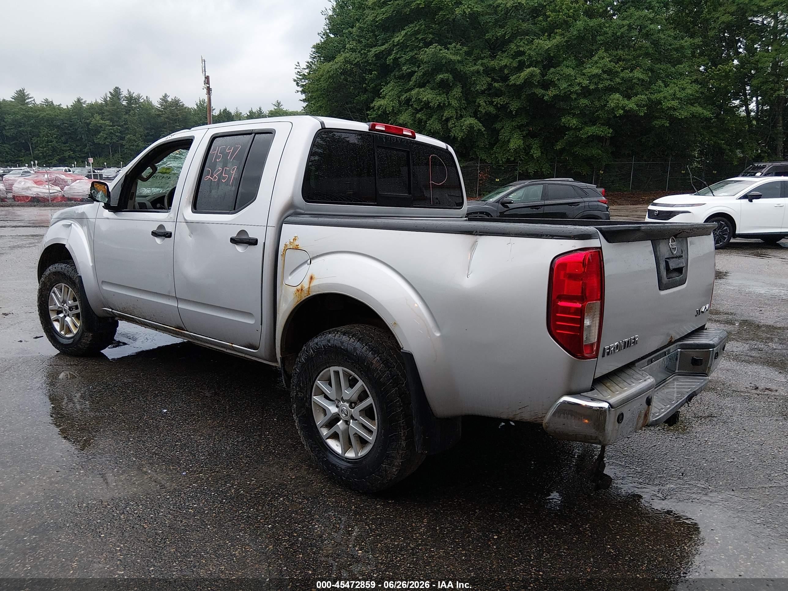 2015 Nissan Frontier Sv Silver vin: 1N6AD0EV2FN703573