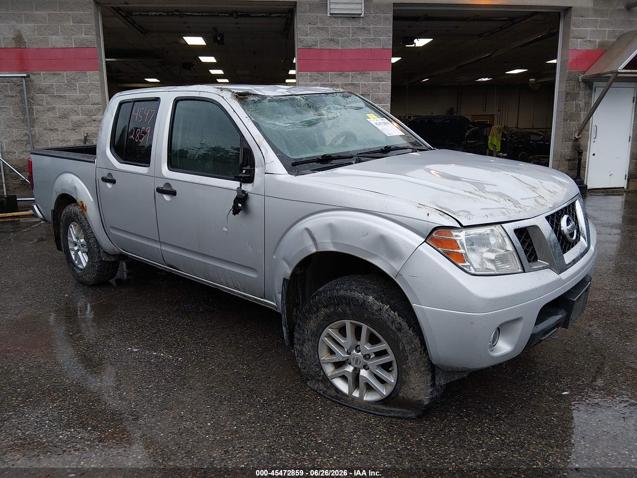2015 Nissan Frontier Sv Silver vin: 1N6AD0EV2FN703573