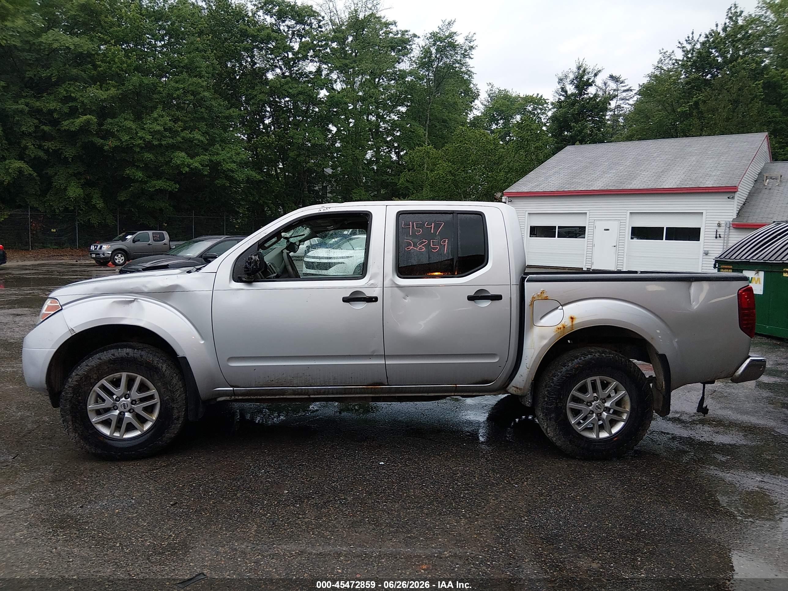 2015 Nissan Frontier Sv Silver vin: 1N6AD0EV2FN703573