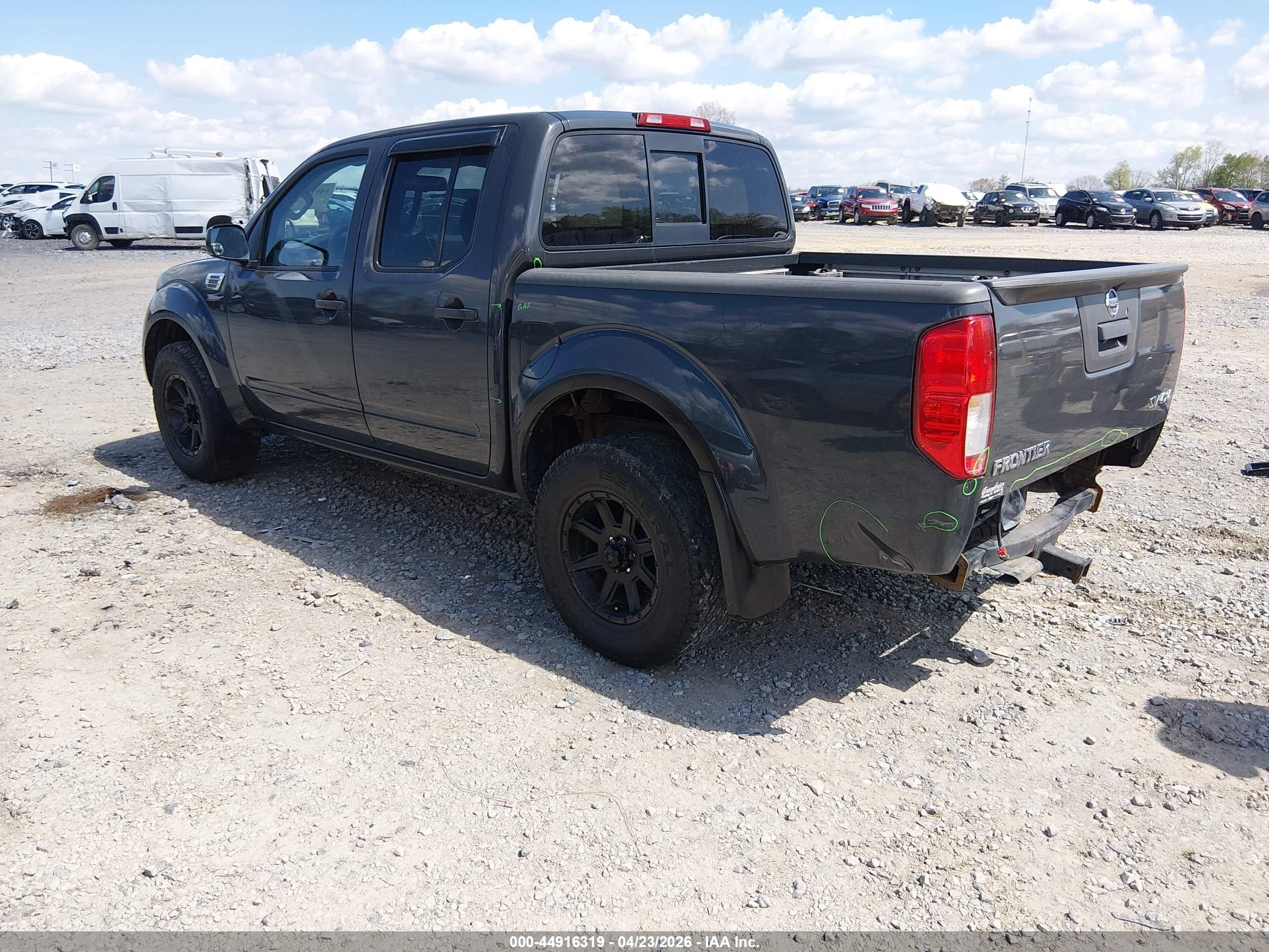 2015 Nissan Frontier Sv Gray vin: 1N6AD0EV2FN705243