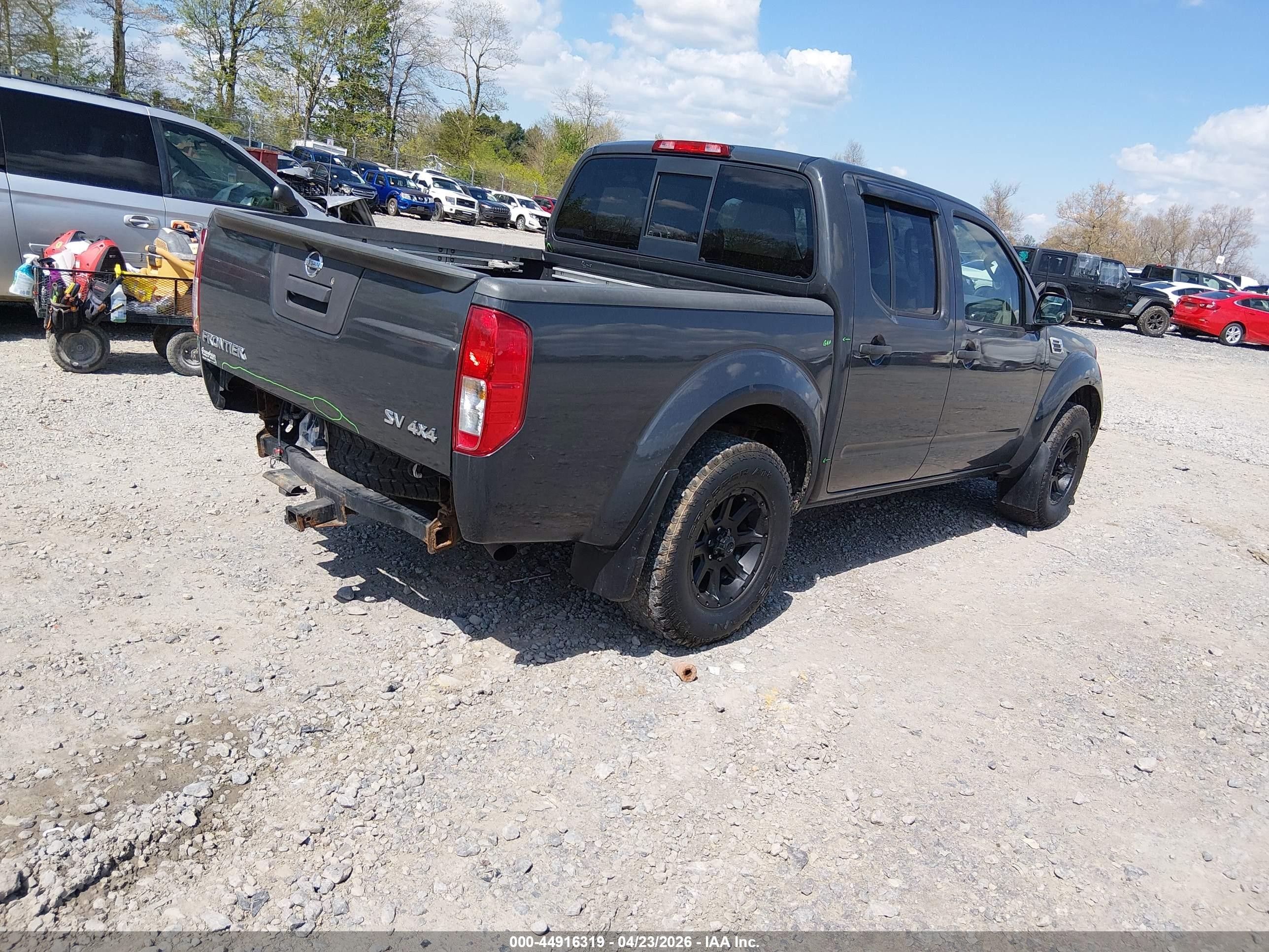 2015 Nissan Frontier Sv Gray vin: 1N6AD0EV2FN705243