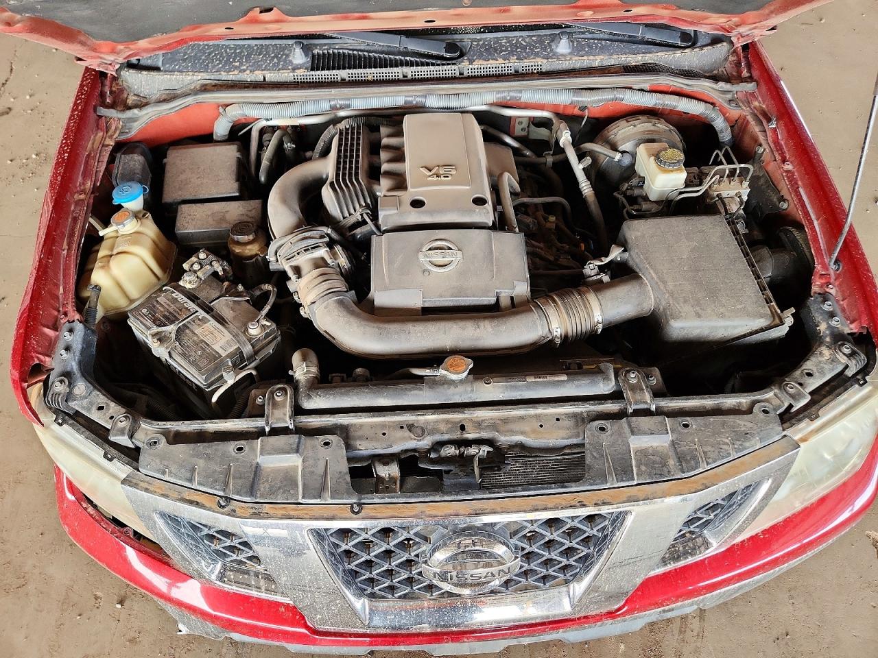 2010 Nissan Frontier Se V6 Red vin: 1N6AD0EV3AC420250