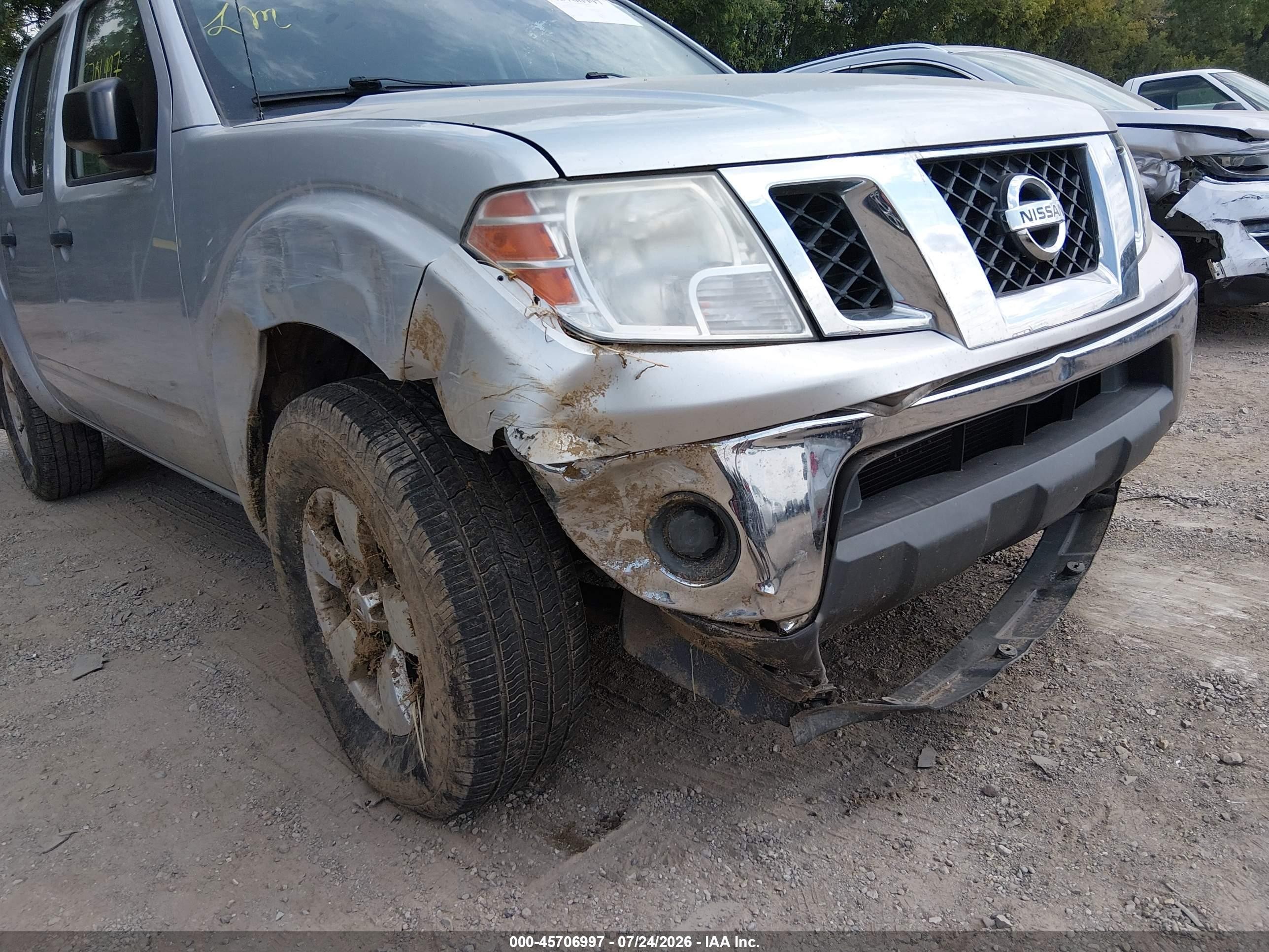 2011 Nissan Frontier Sv Серебряный vin: 1N6AD0EV3BC402946