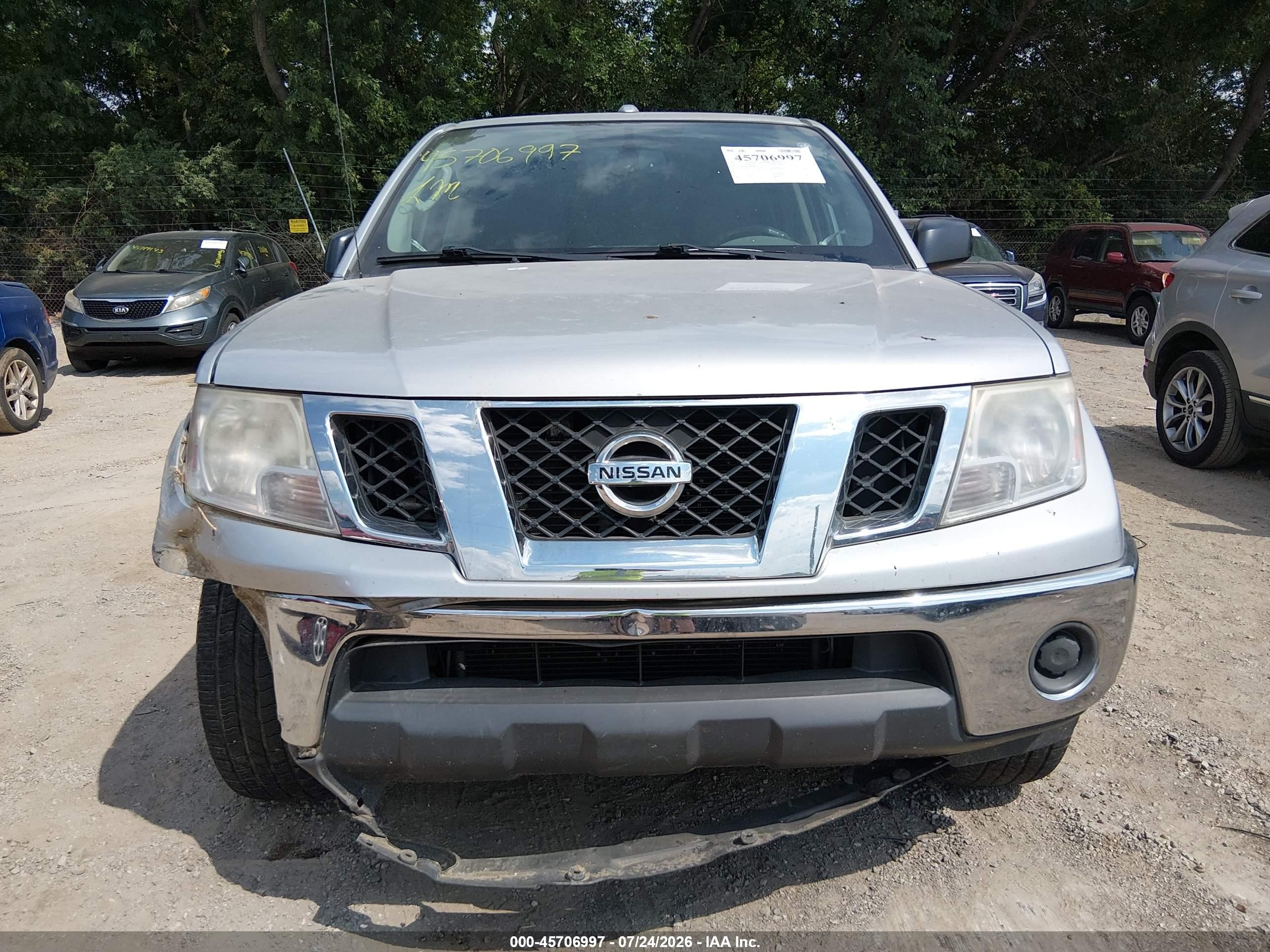 2011 Nissan Frontier Sv Серебряный vin: 1N6AD0EV3BC402946