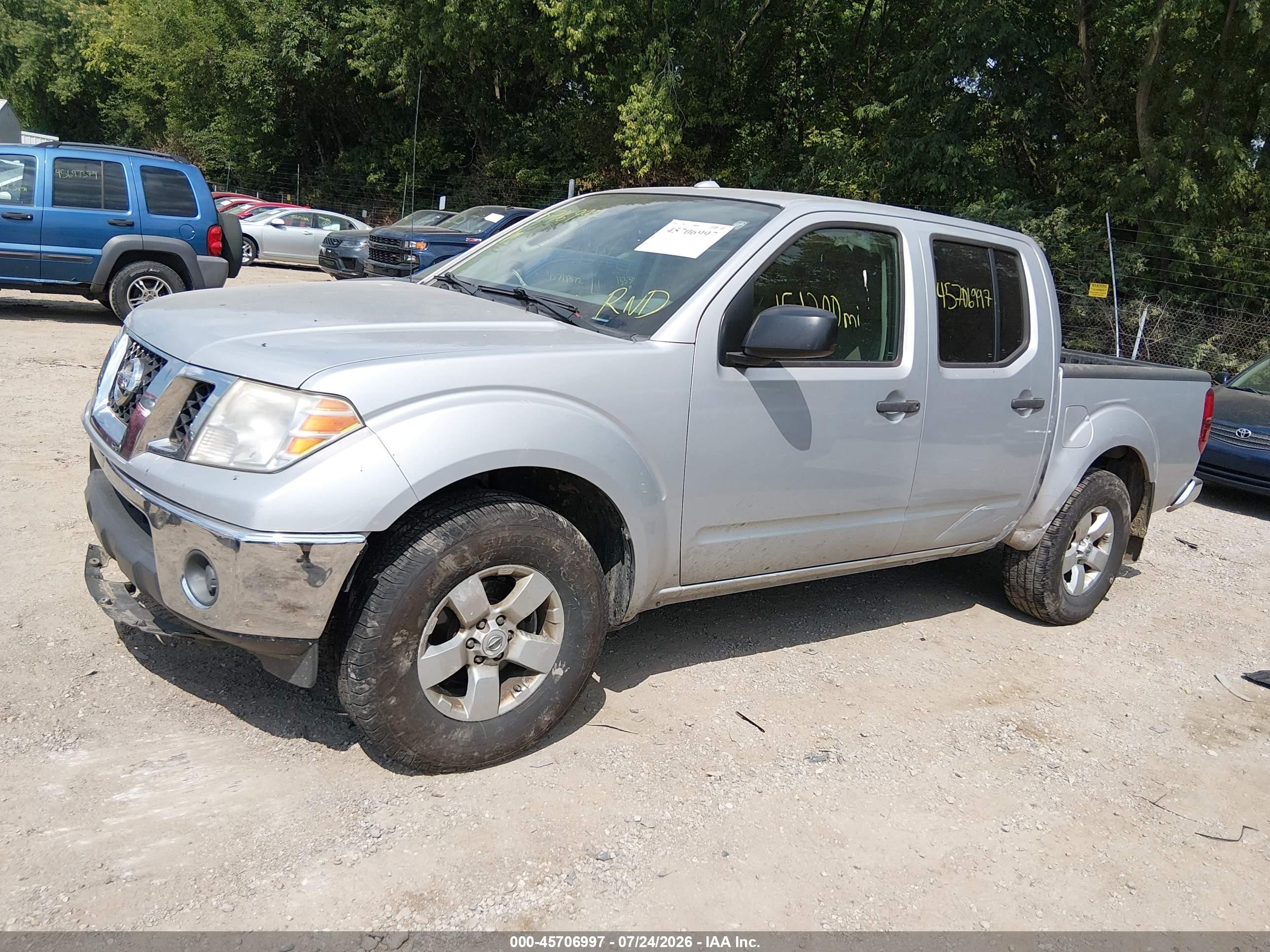 2011 Nissan Frontier Sv Серебряный vin: 1N6AD0EV3BC402946