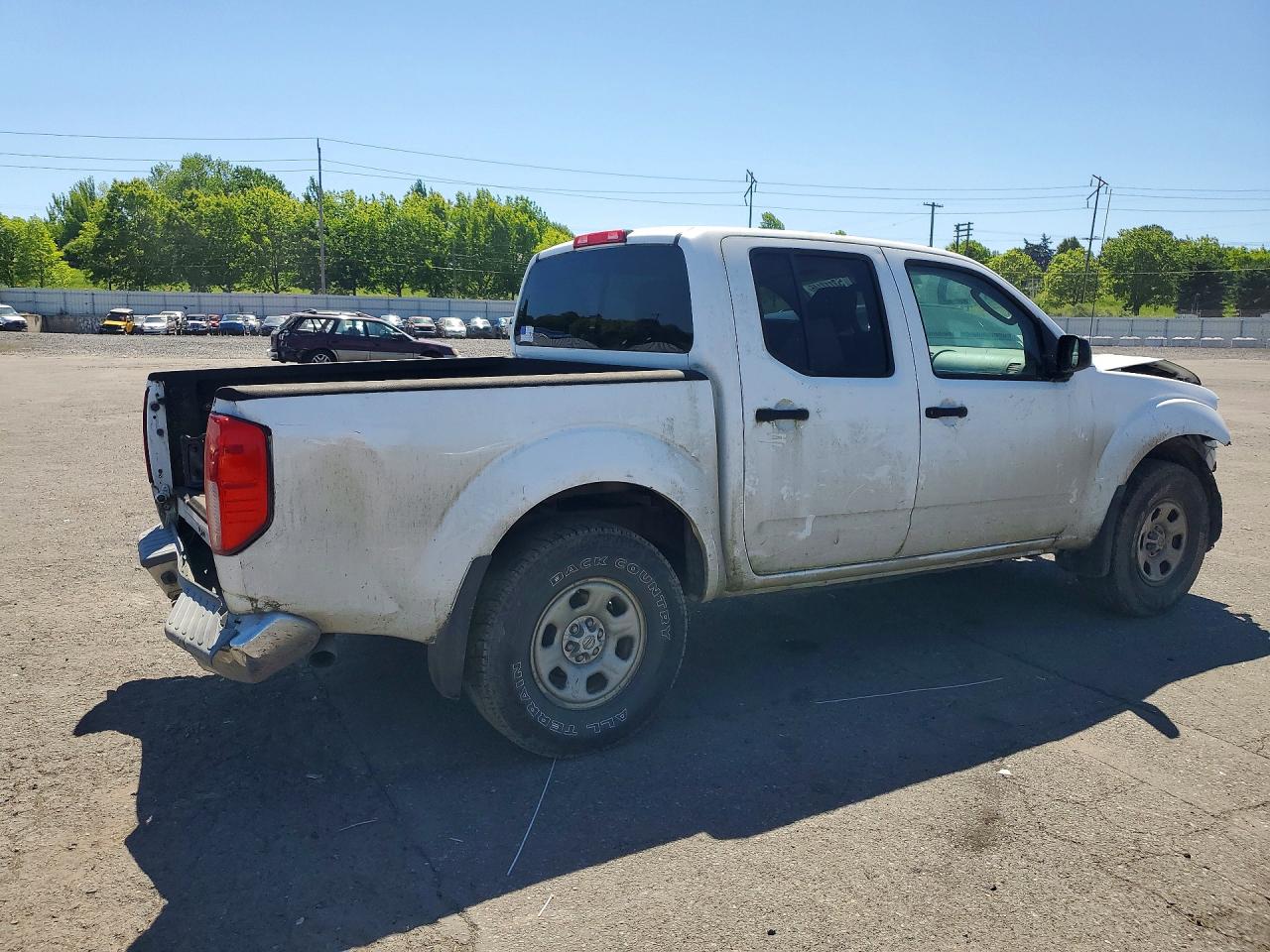 2011 Nissan Frontier S White vin: 1N6AD0EV3BC426339