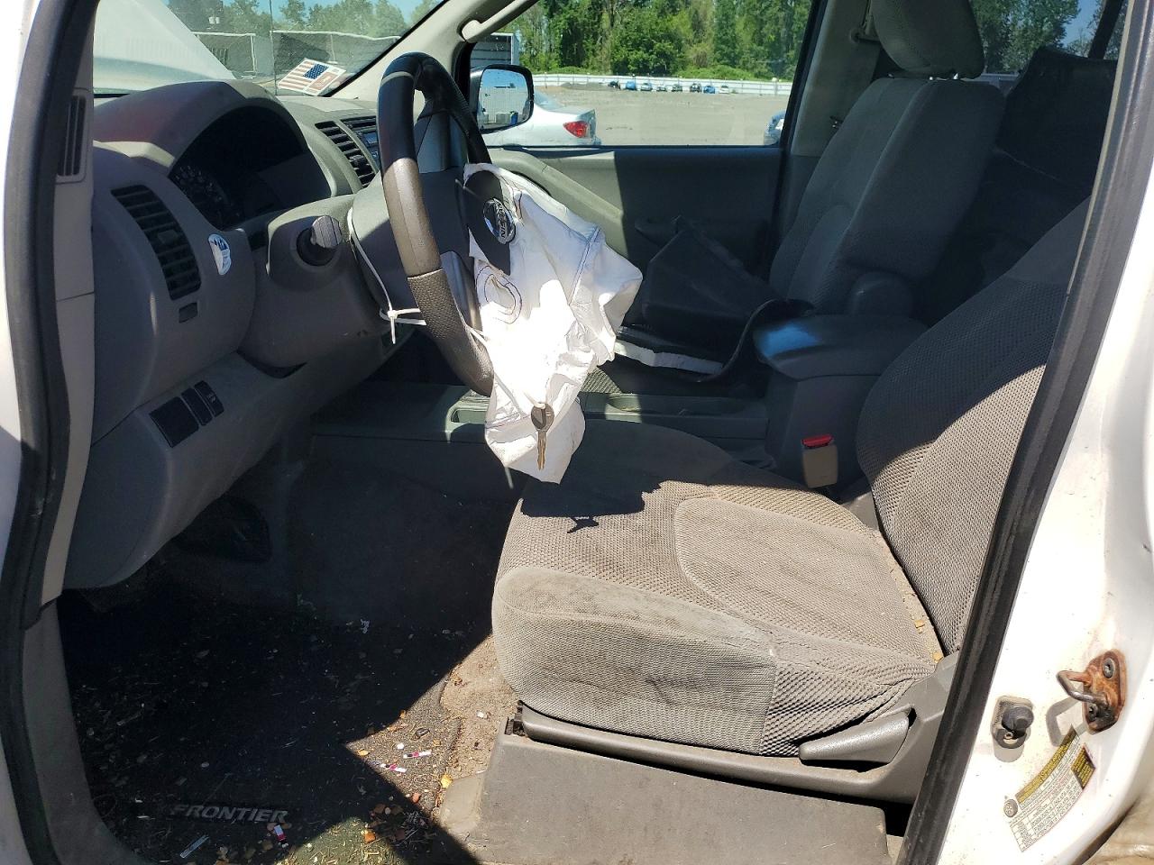 2011 Nissan Frontier S White vin: 1N6AD0EV3BC426339