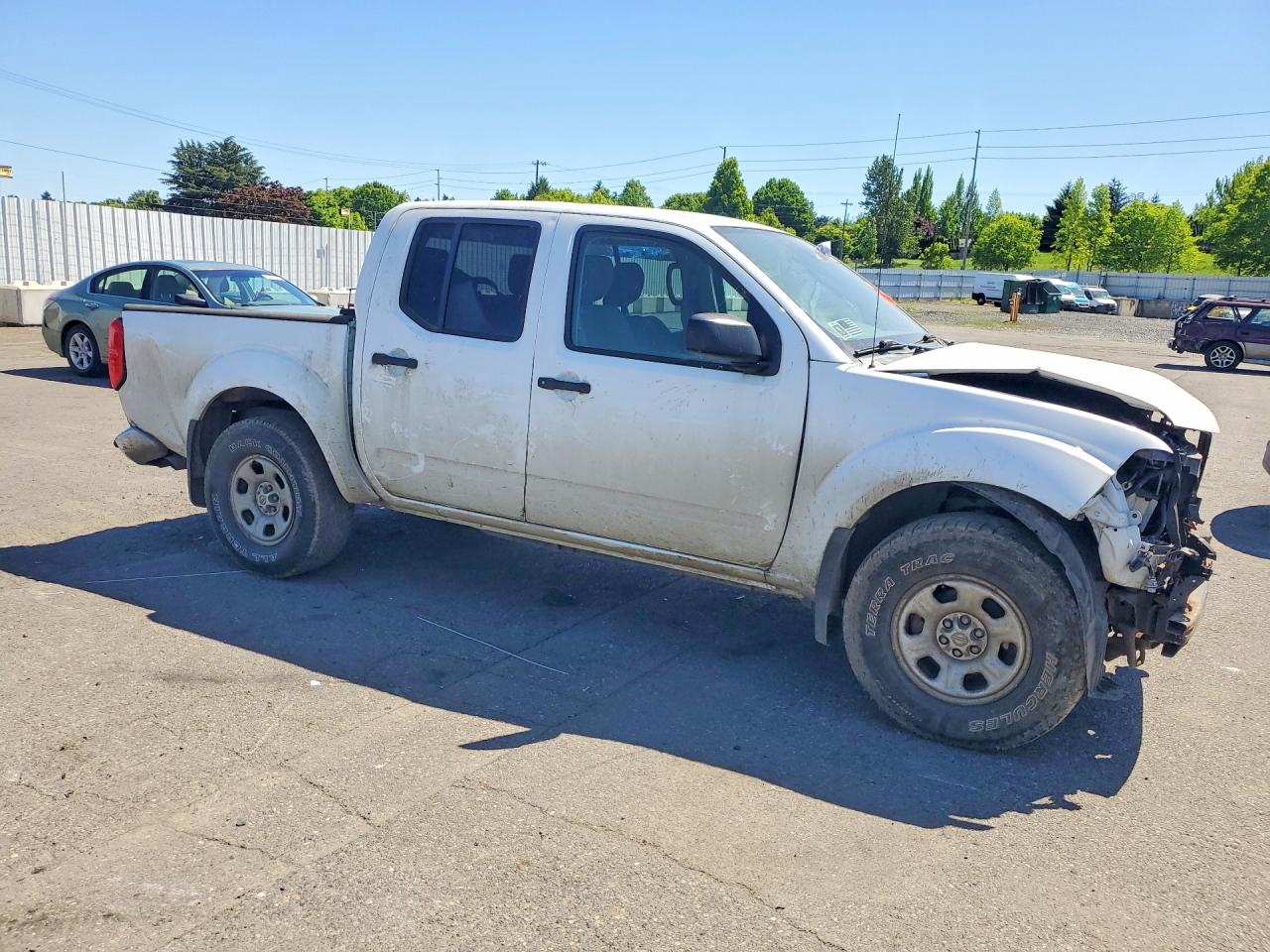 2011 Nissan Frontier S White vin: 1N6AD0EV3BC426339