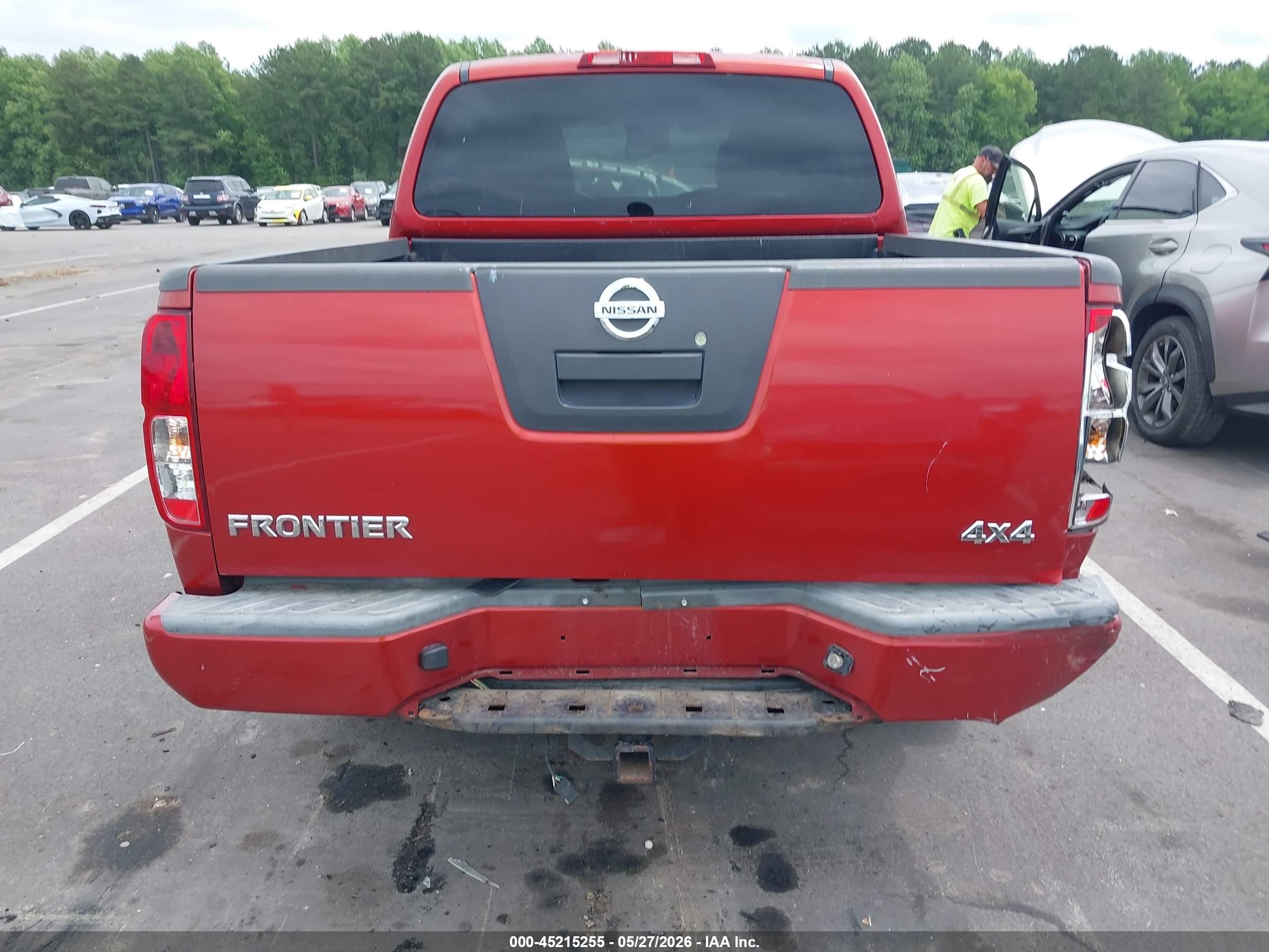 2012 Nissan Frontier Sv Red vin: 1N6AD0EV3CC410045