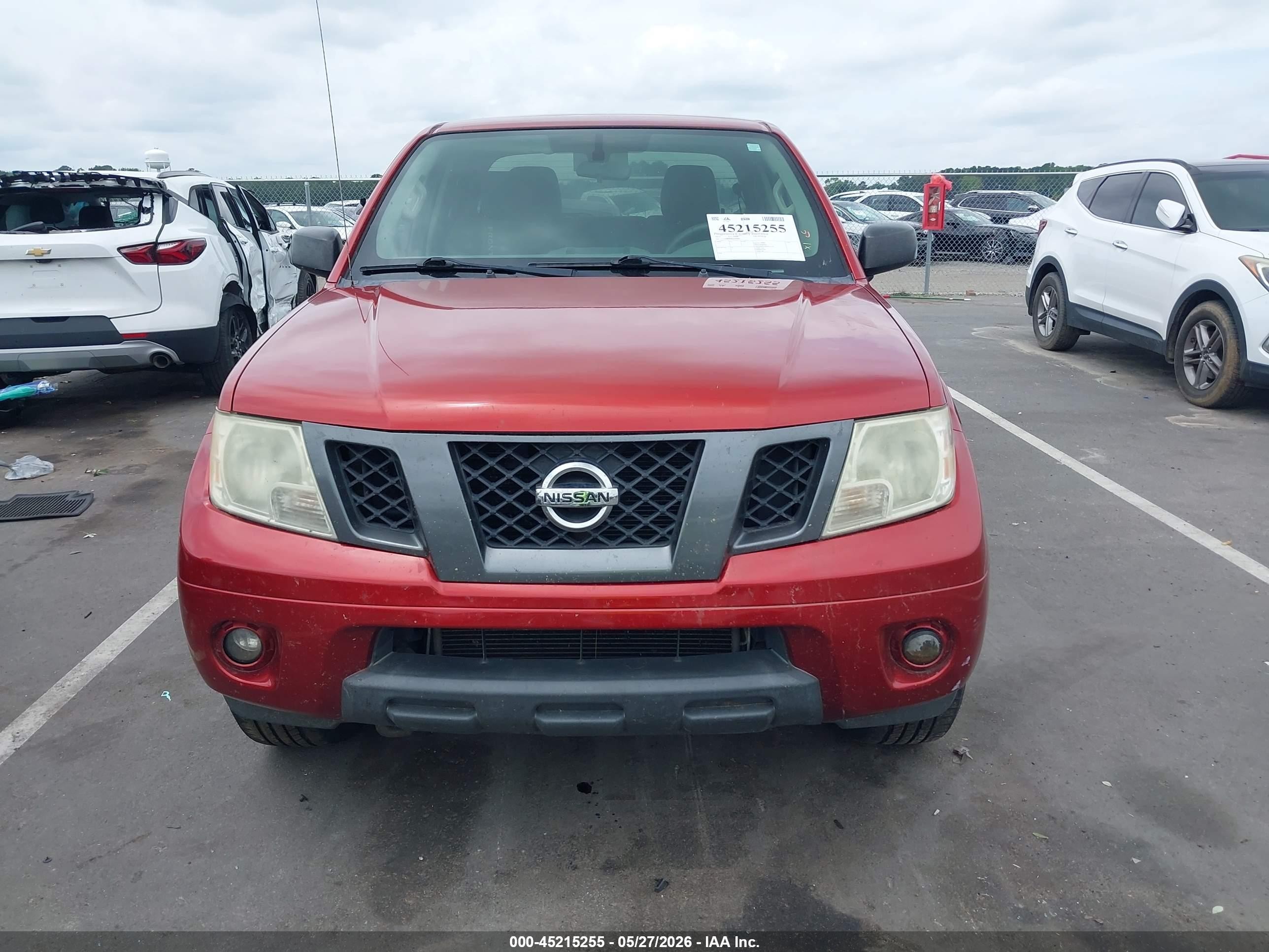 2012 Nissan Frontier Sv Red vin: 1N6AD0EV3CC410045