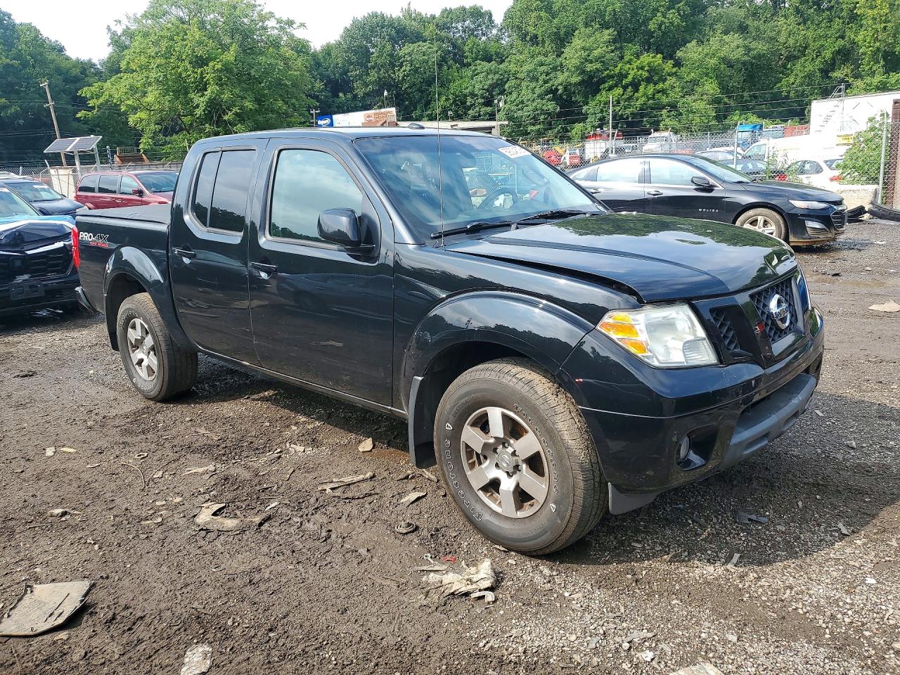 2012 Nissan Frontier S Черный vin: 1N6AD0EV3CC412880