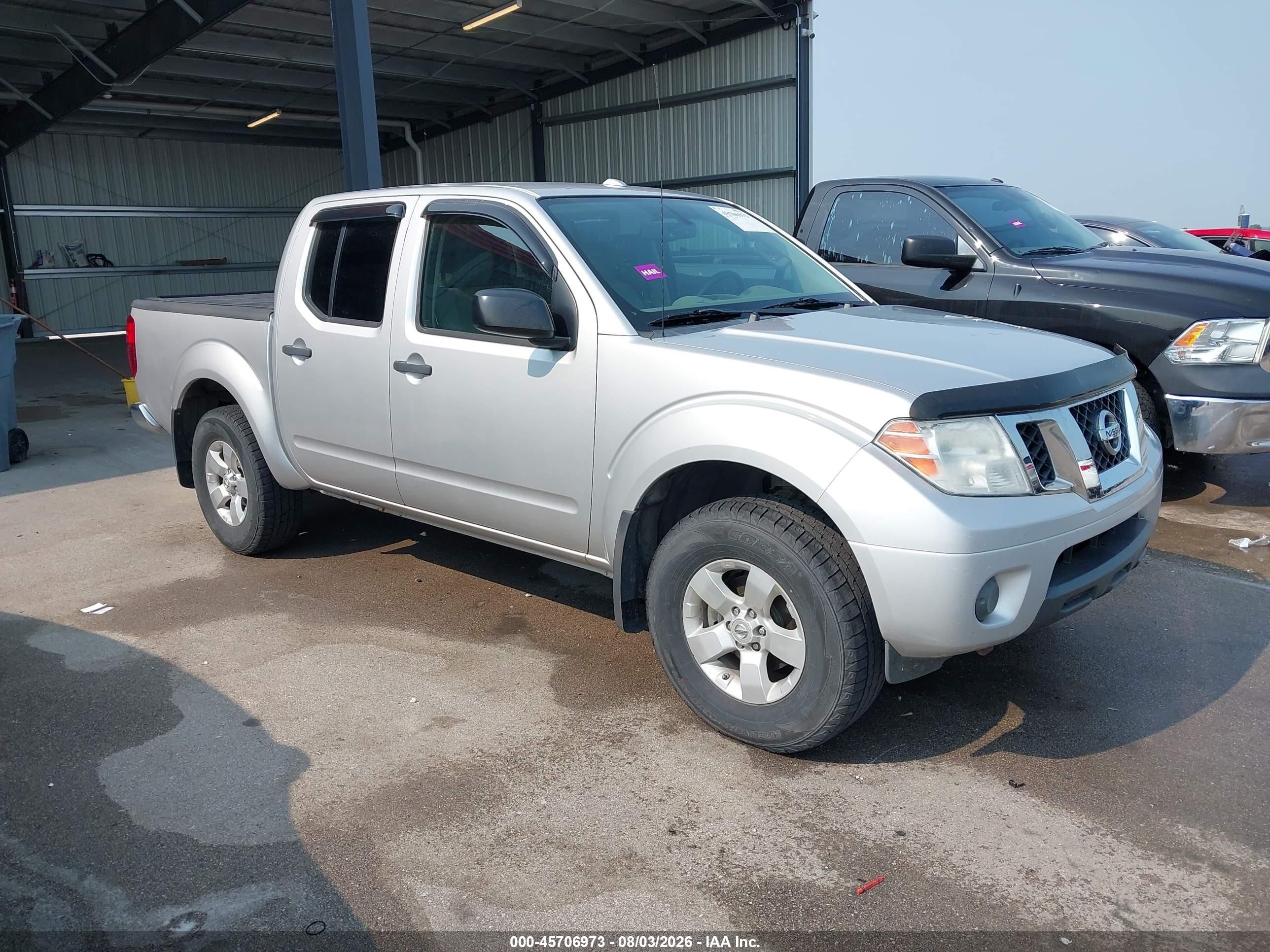2012 Nissan Frontier Sv Silver vin: 1N6AD0EV3CC464719