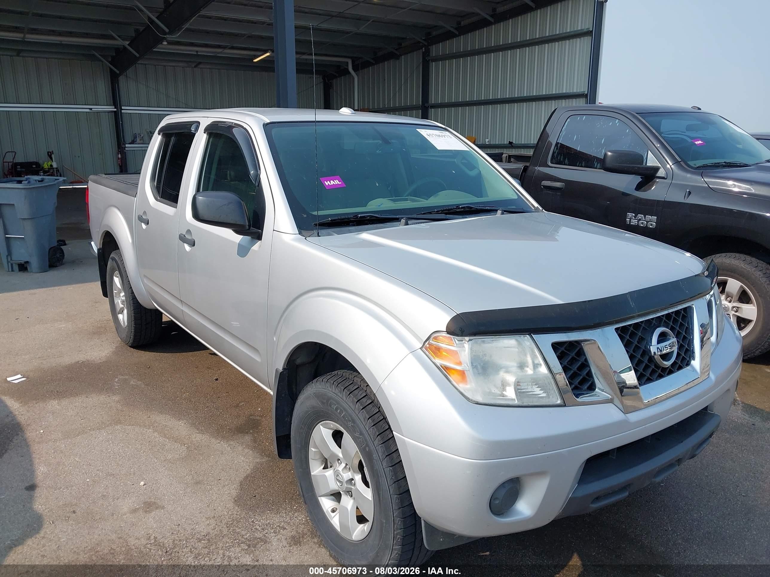 2012 Nissan Frontier Sv Silver vin: 1N6AD0EV3CC464719