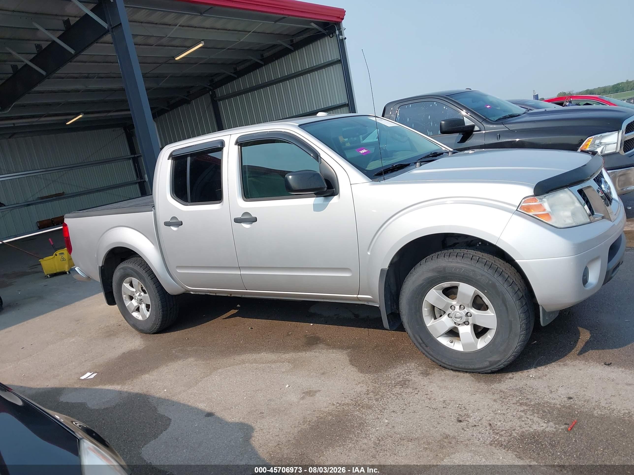 2012 Nissan Frontier Sv Silver vin: 1N6AD0EV3CC464719