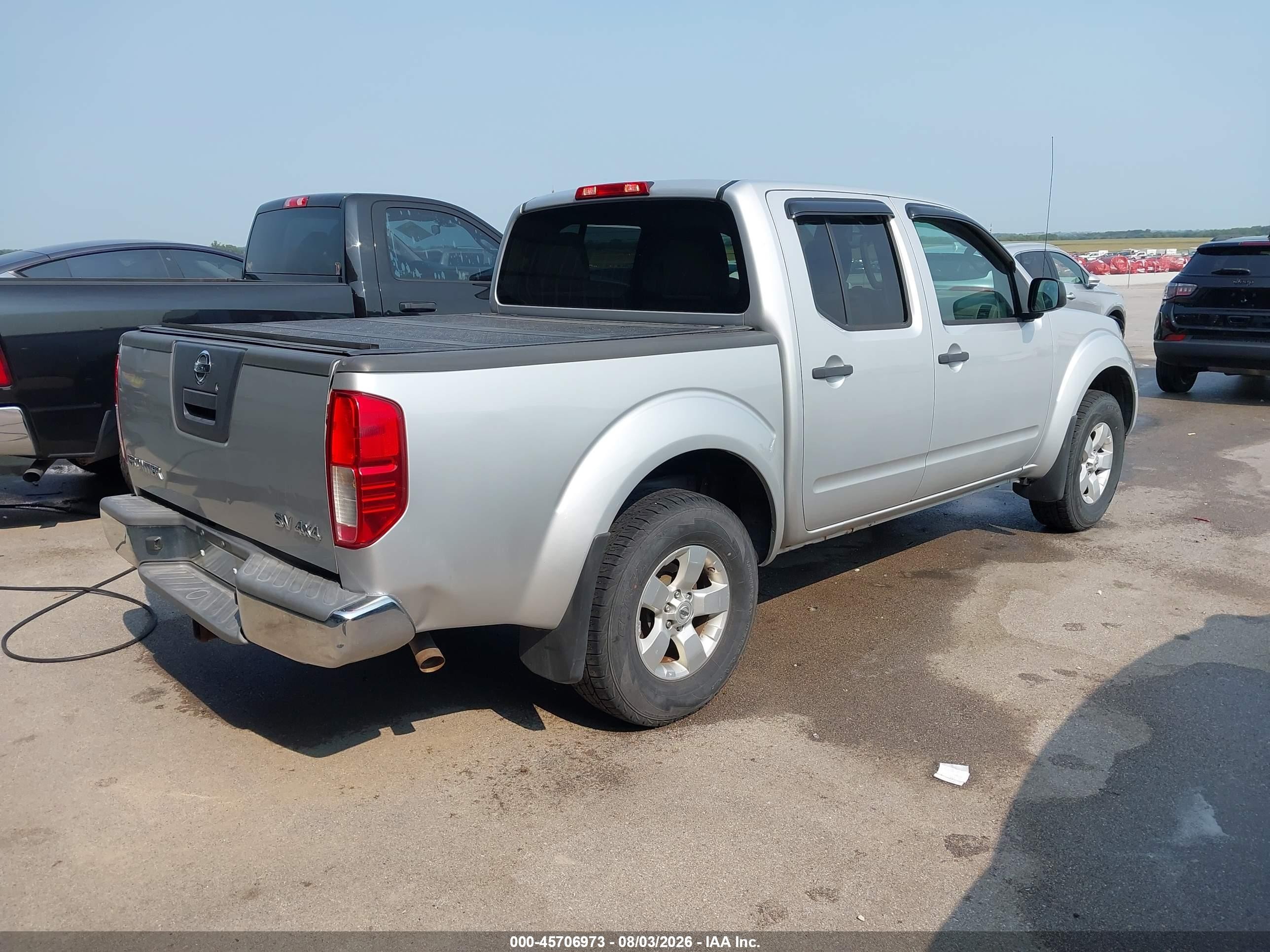 2012 Nissan Frontier Sv Silver vin: 1N6AD0EV3CC464719