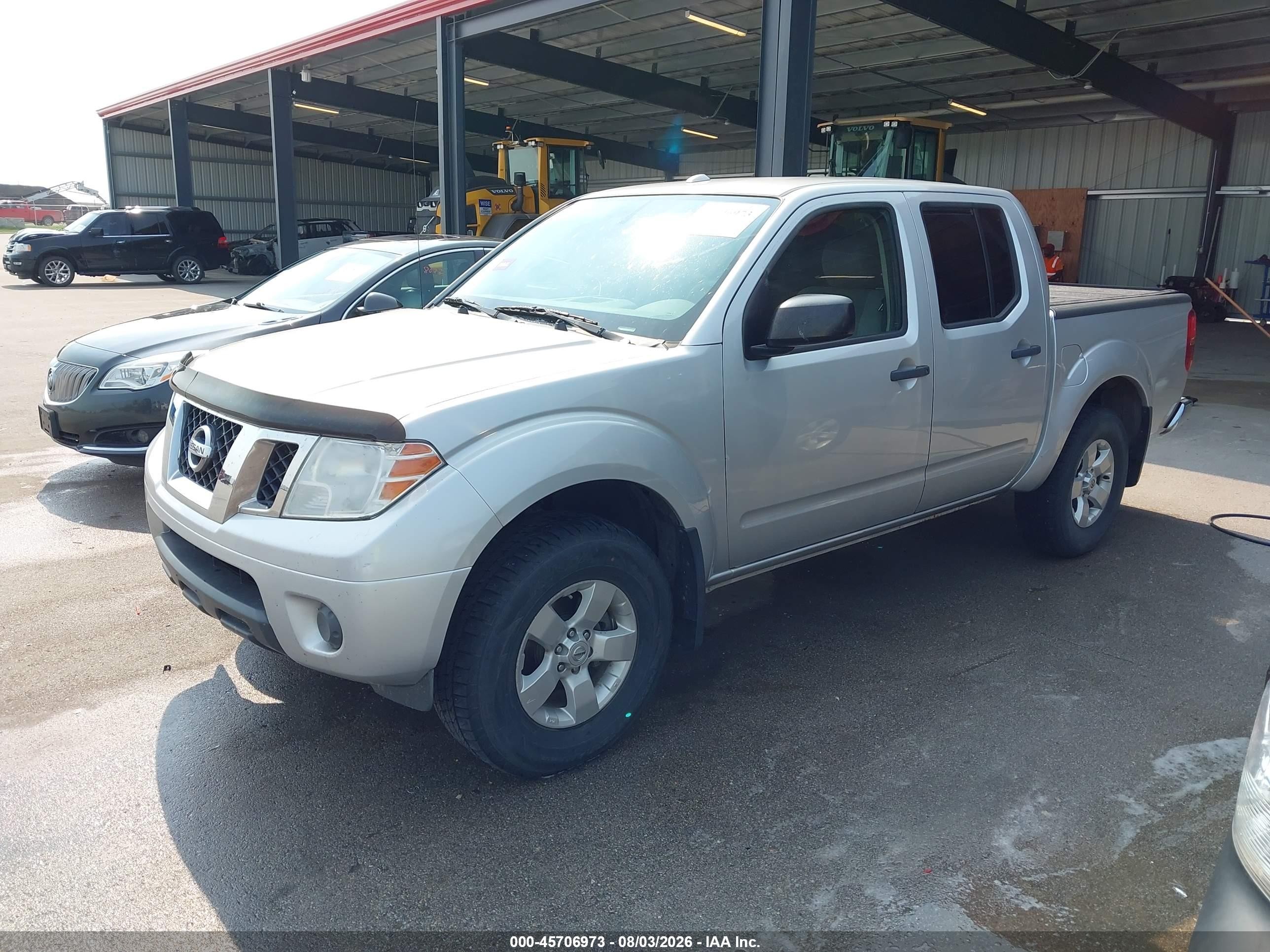 2012 Nissan Frontier Sv Silver vin: 1N6AD0EV3CC464719