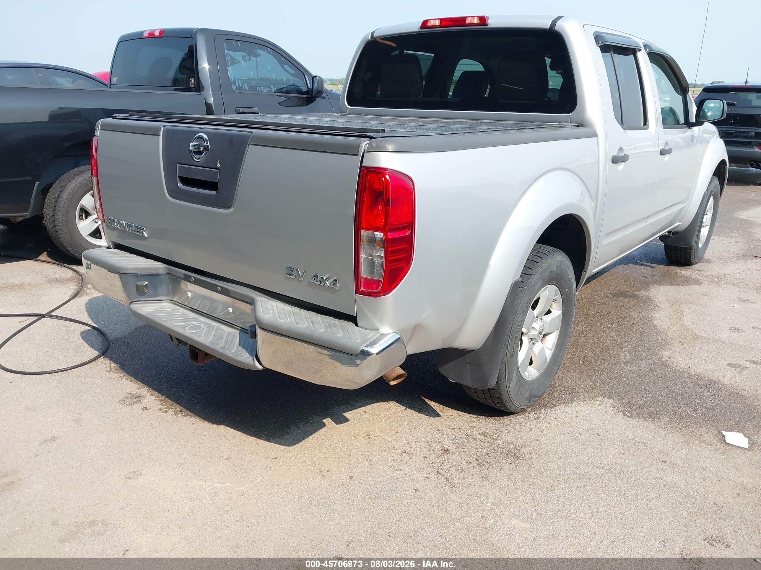 2012 Nissan Frontier Sv Silver vin: 1N6AD0EV3CC464719