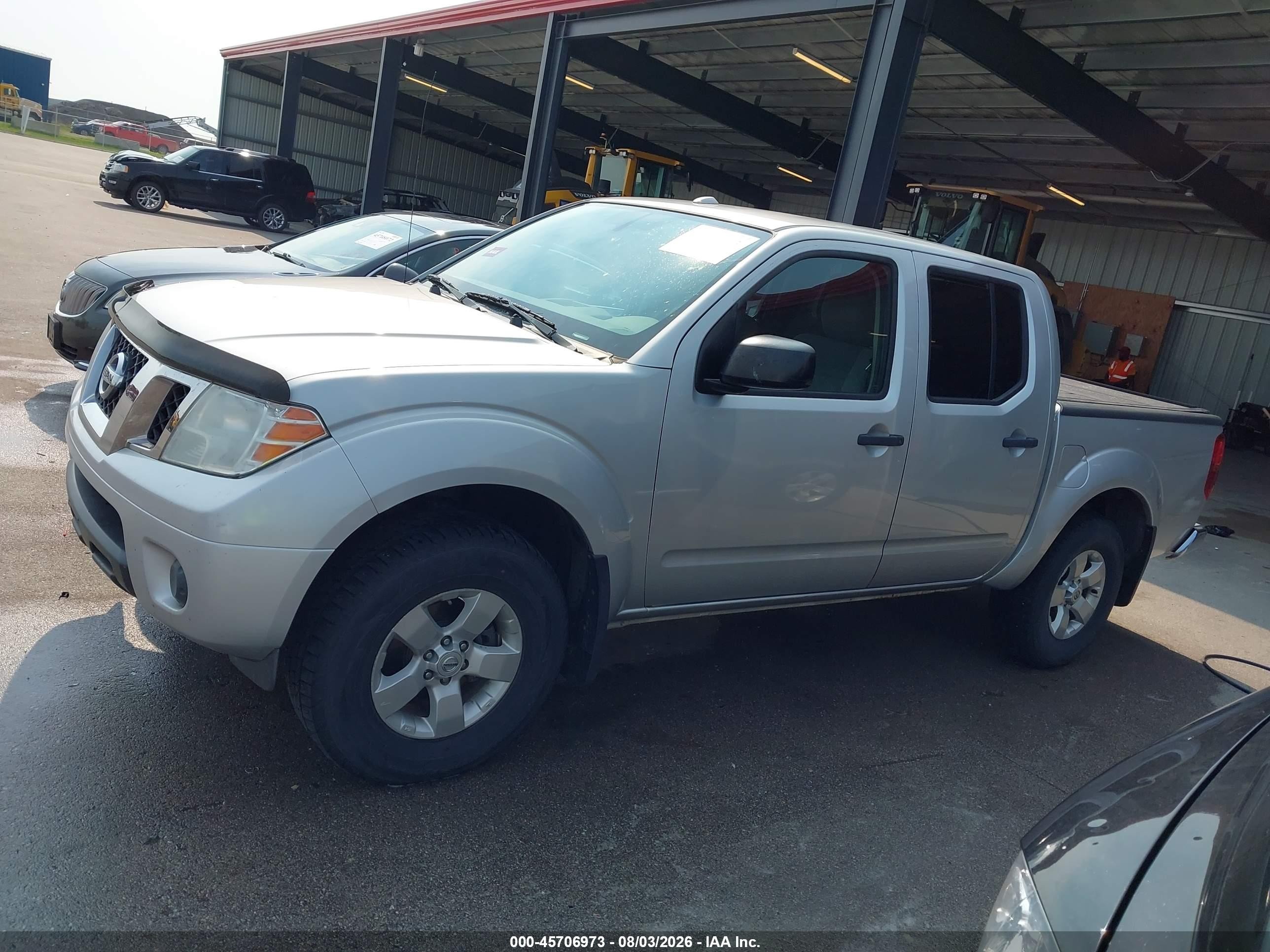 2012 Nissan Frontier Sv Silver vin: 1N6AD0EV3CC464719