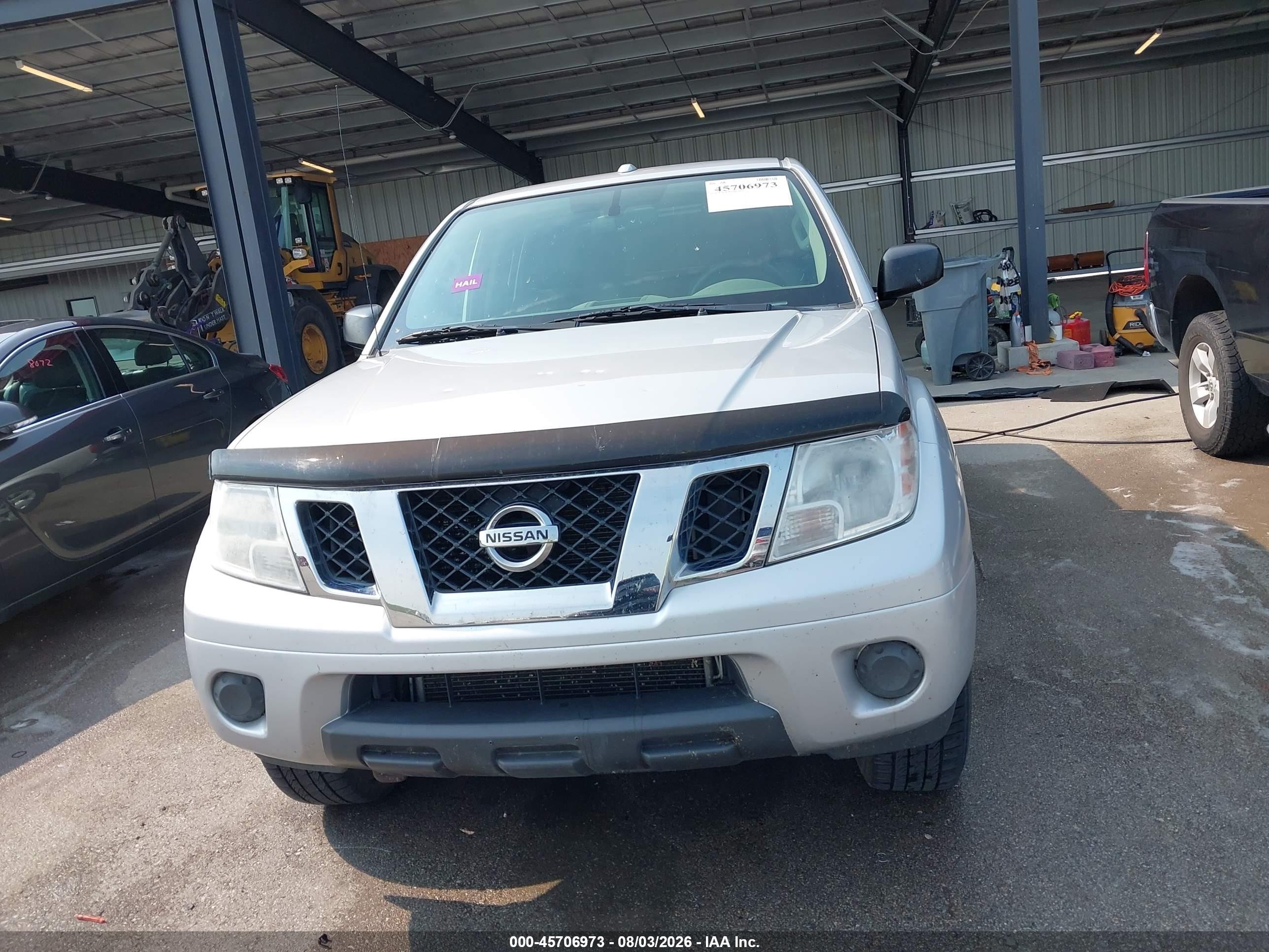 2012 Nissan Frontier Sv Silver vin: 1N6AD0EV3CC464719