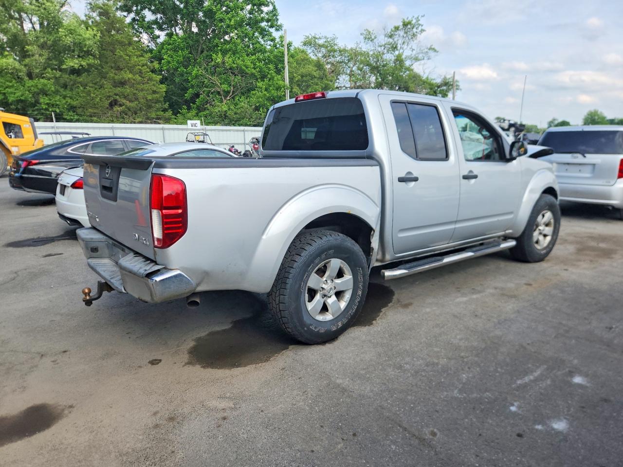2013 Nissan Frontier S/sv/sl/pro-4x Silver vin: 1N6AD0EV3DN717365