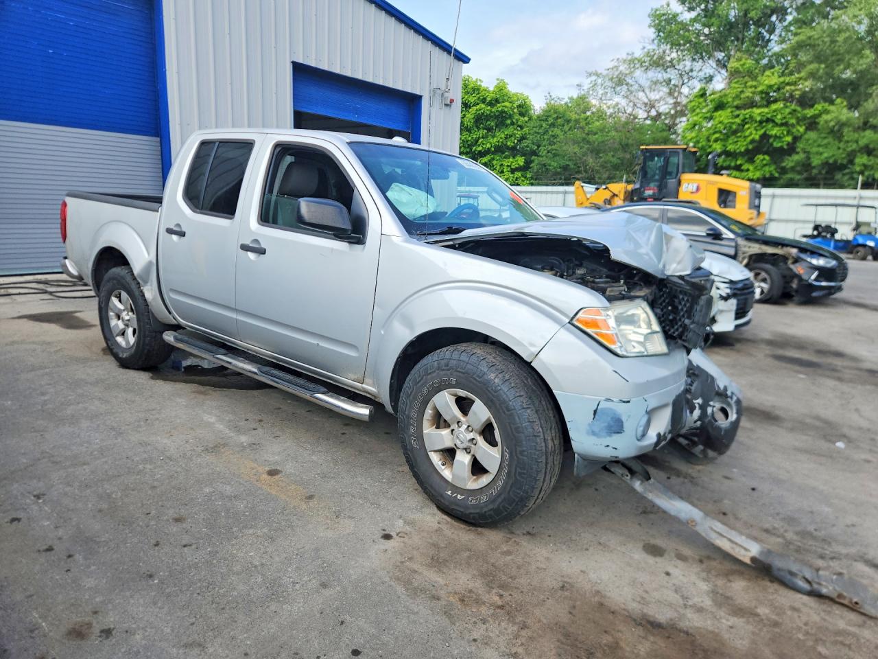 2013 Nissan Frontier S/sv/sl/pro-4x Silver vin: 1N6AD0EV3DN717365