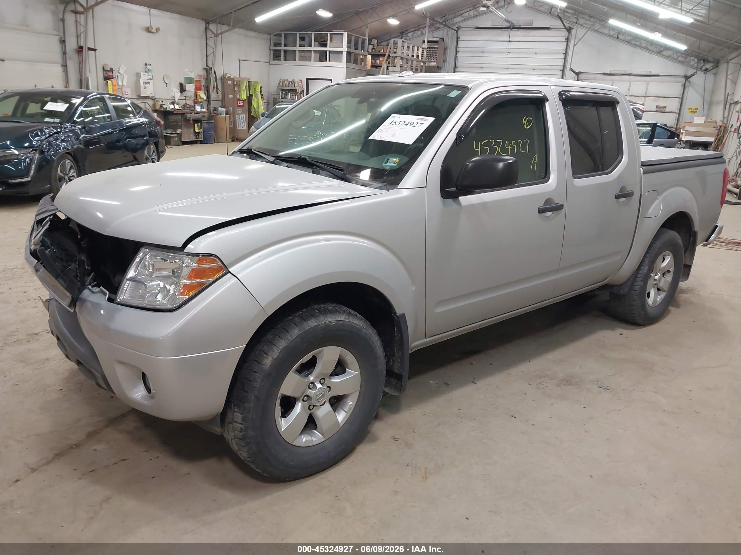 2013 Nissan Frontier Sv Silver vin: 1N6AD0EV3DN735588