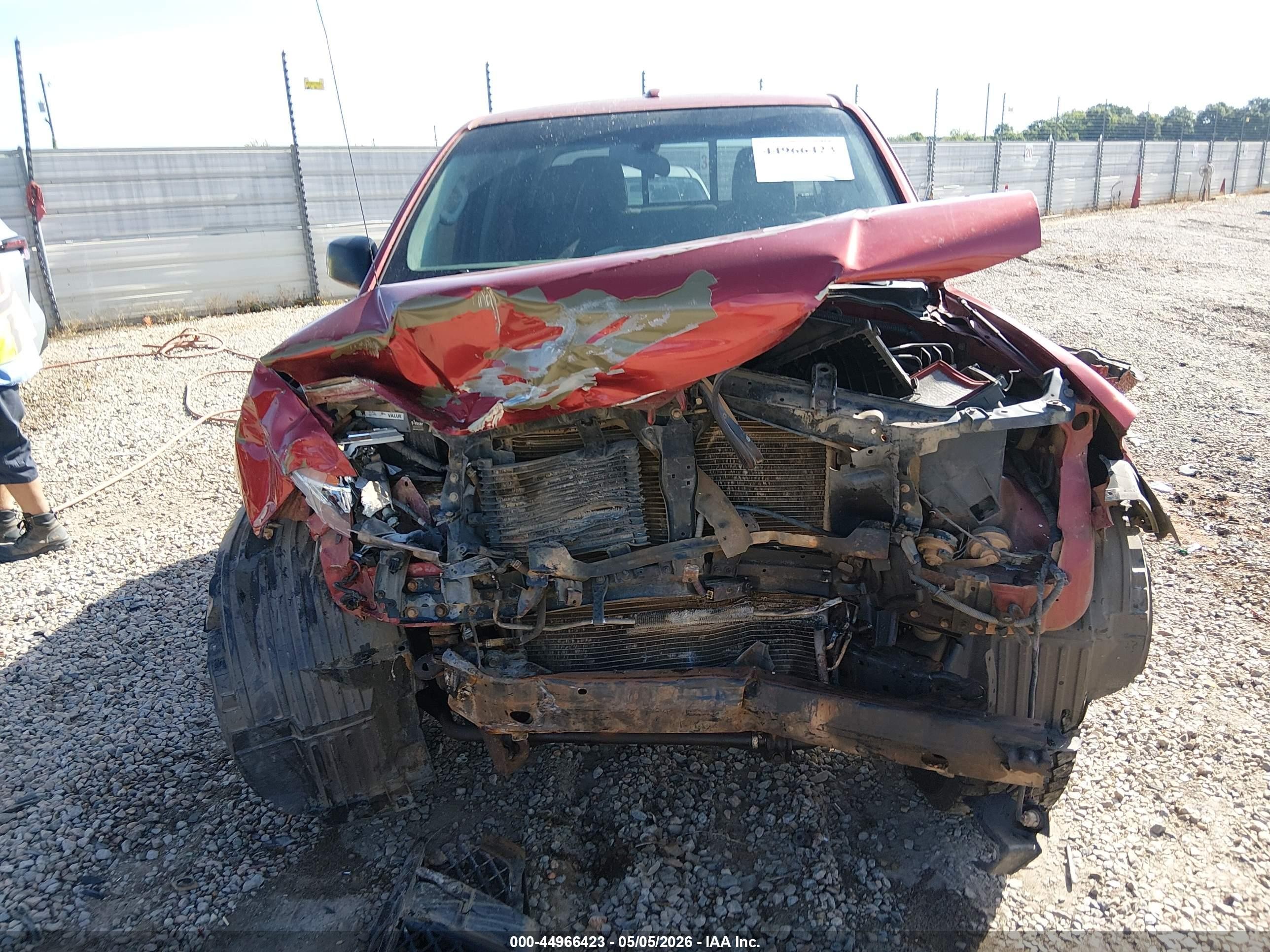 2014 Nissan Frontier Sv Red vin: 1N6AD0EV3EN707520
