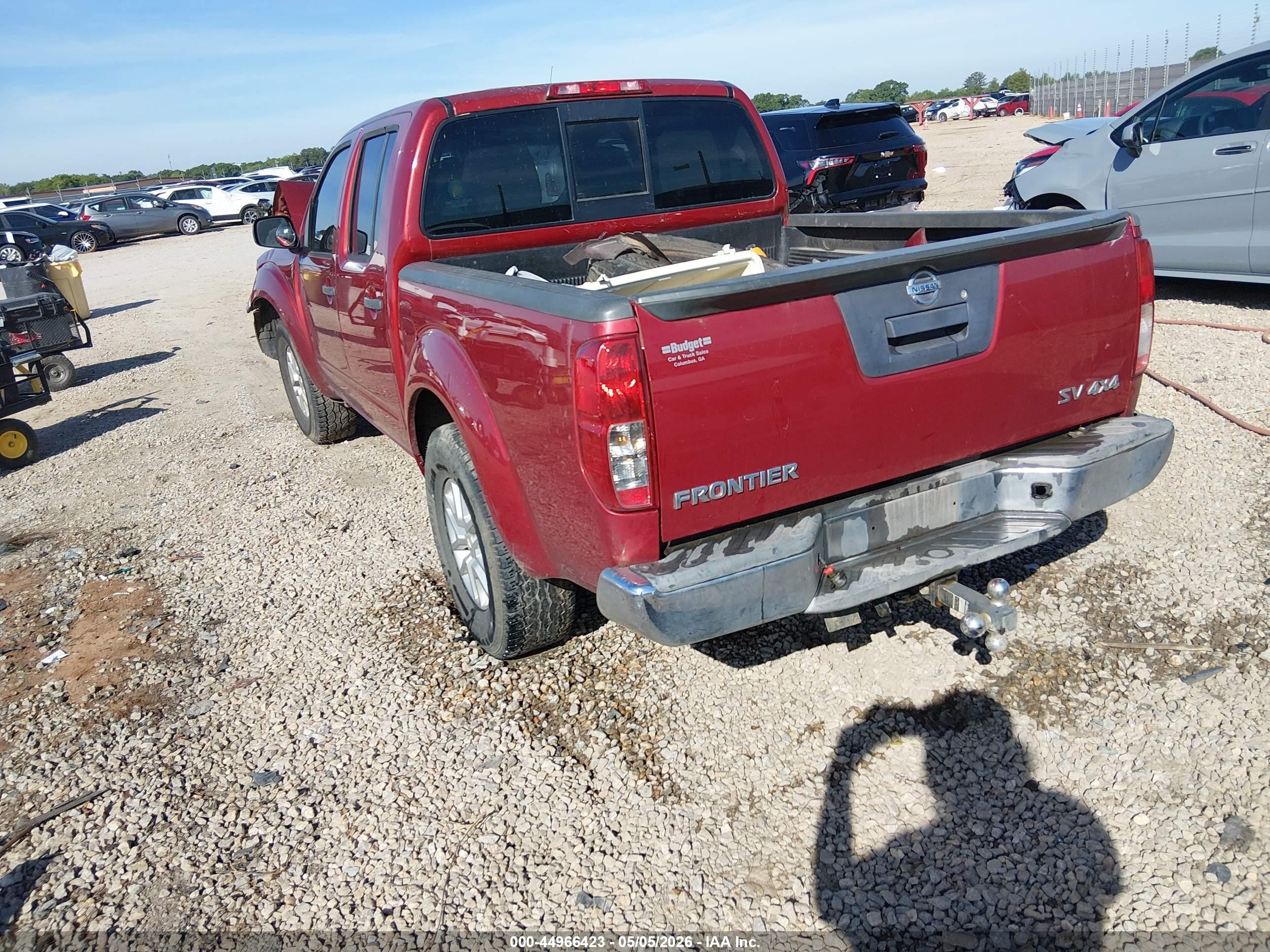2014 Nissan Frontier Sv Red vin: 1N6AD0EV3EN707520