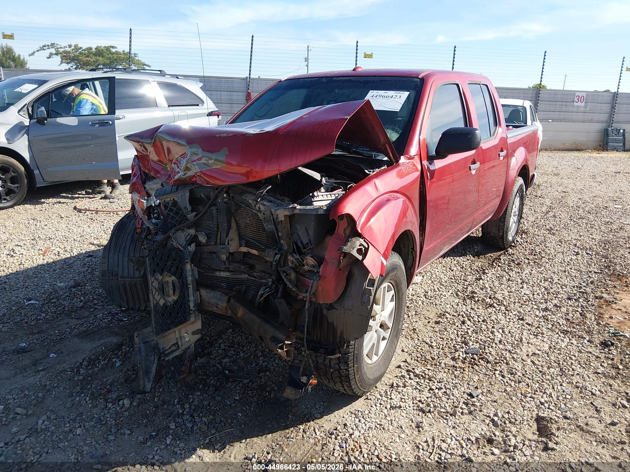 2014 Nissan Frontier Sv Red vin: 1N6AD0EV3EN707520