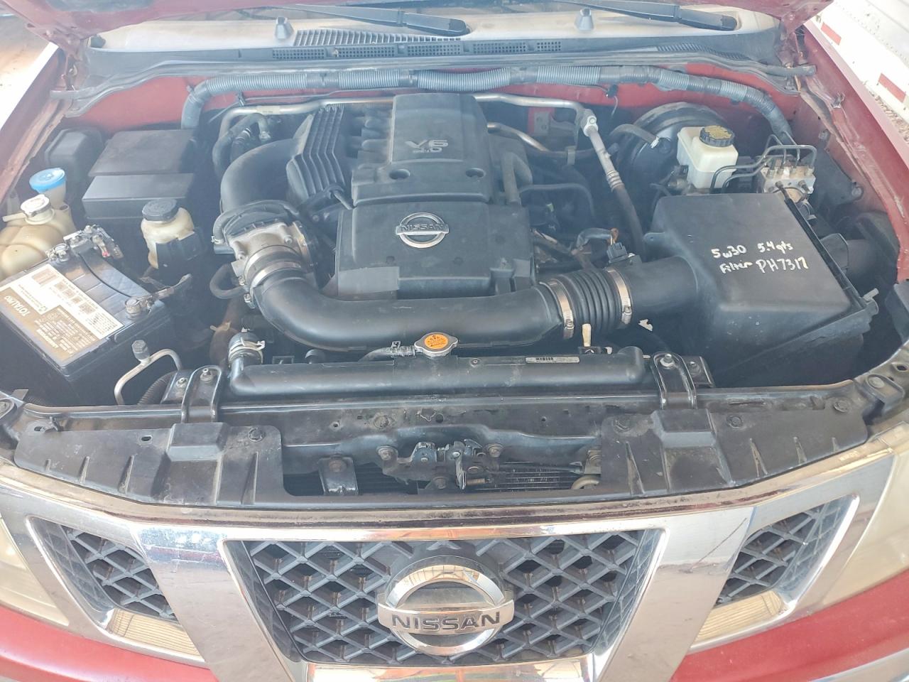 2010 Nissan Frontier Se V6 Red vin: 1N6AD0EV4AC403988