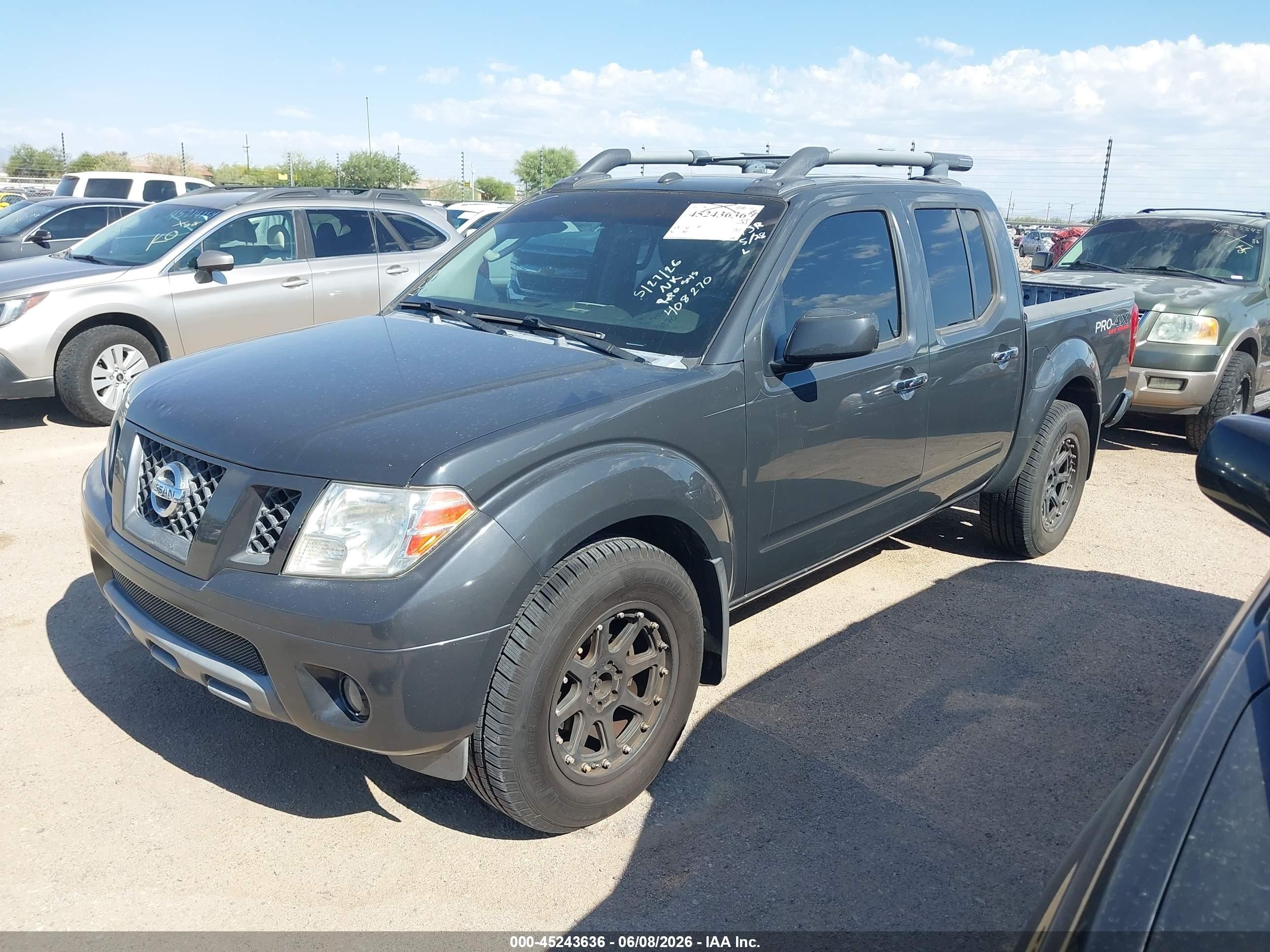 2010 Nissan Frontier Pro-4x Gray vin: 1N6AD0EV4AC408270
