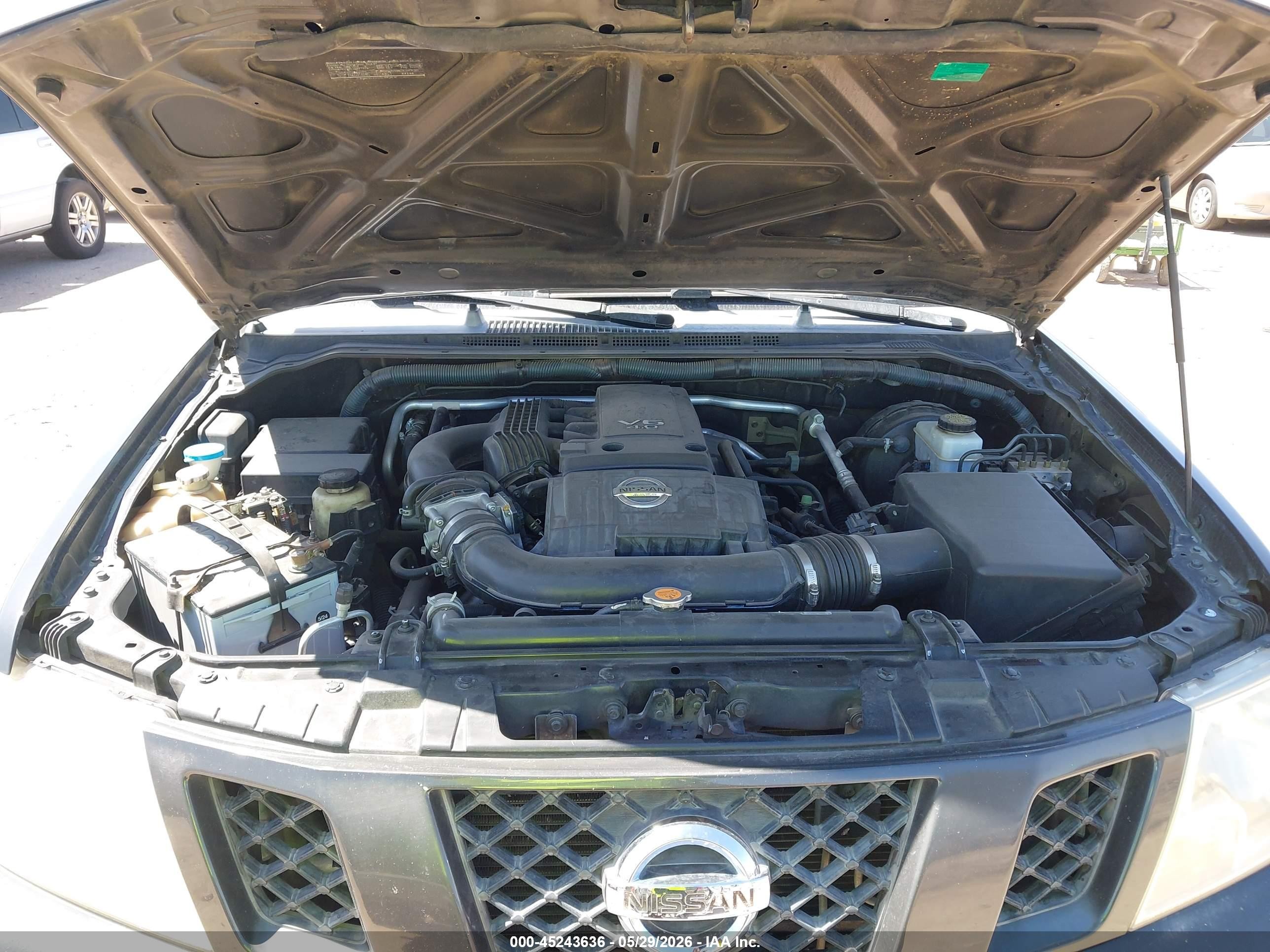 2010 Nissan Frontier Pro-4x Gray vin: 1N6AD0EV4AC408270