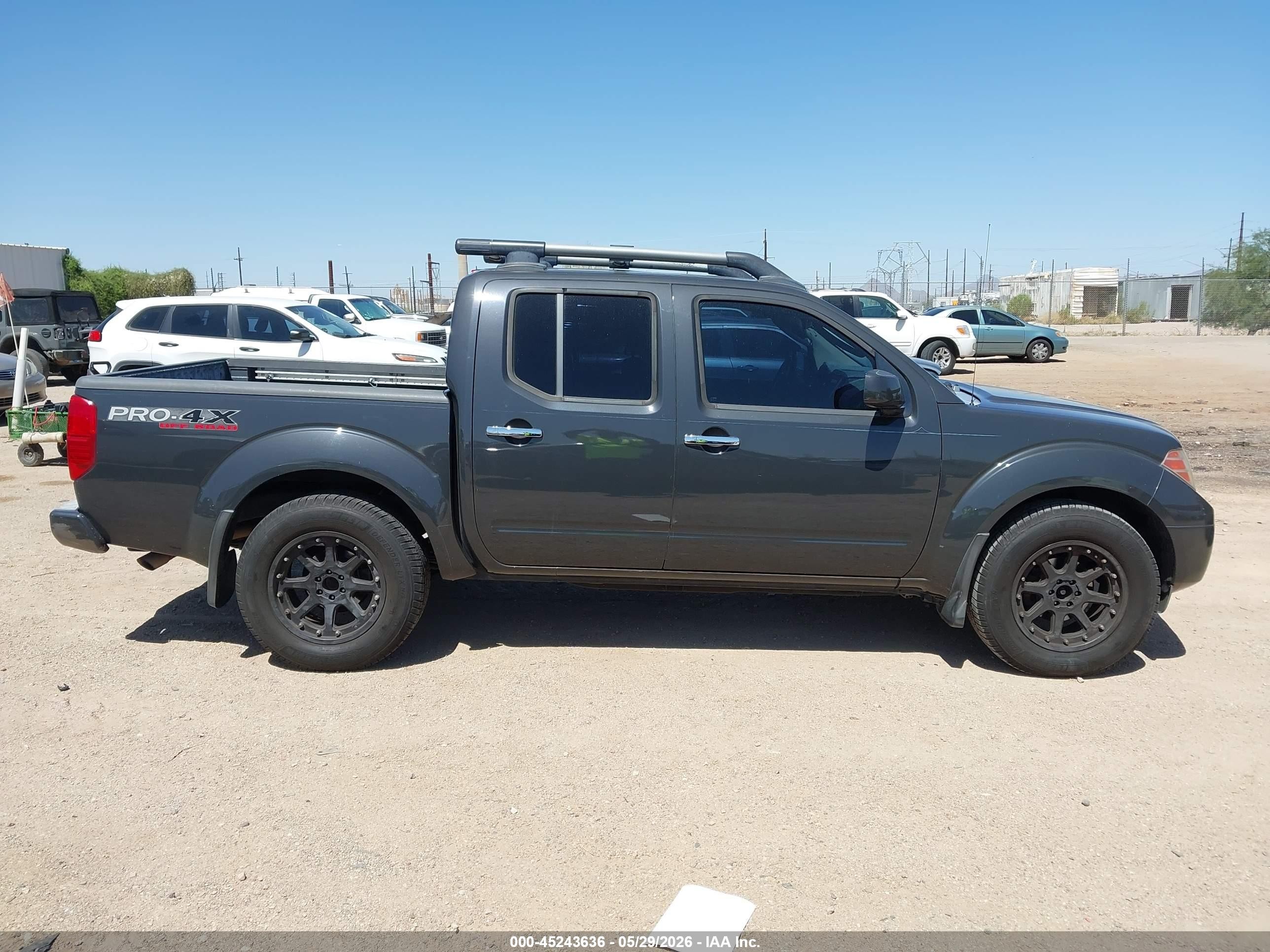 2010 Nissan Frontier Pro-4x Gray vin: 1N6AD0EV4AC408270