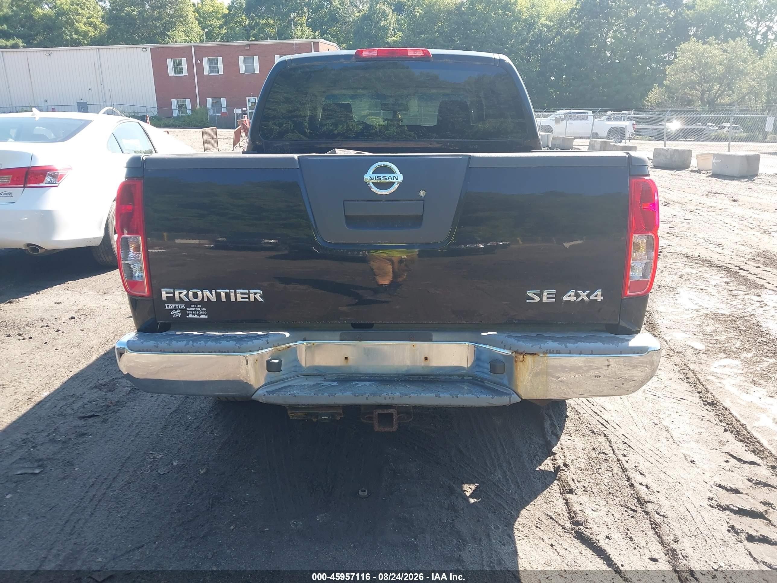 2010 Nissan Frontier Se Black vin: 1N6AD0EV4AC413775