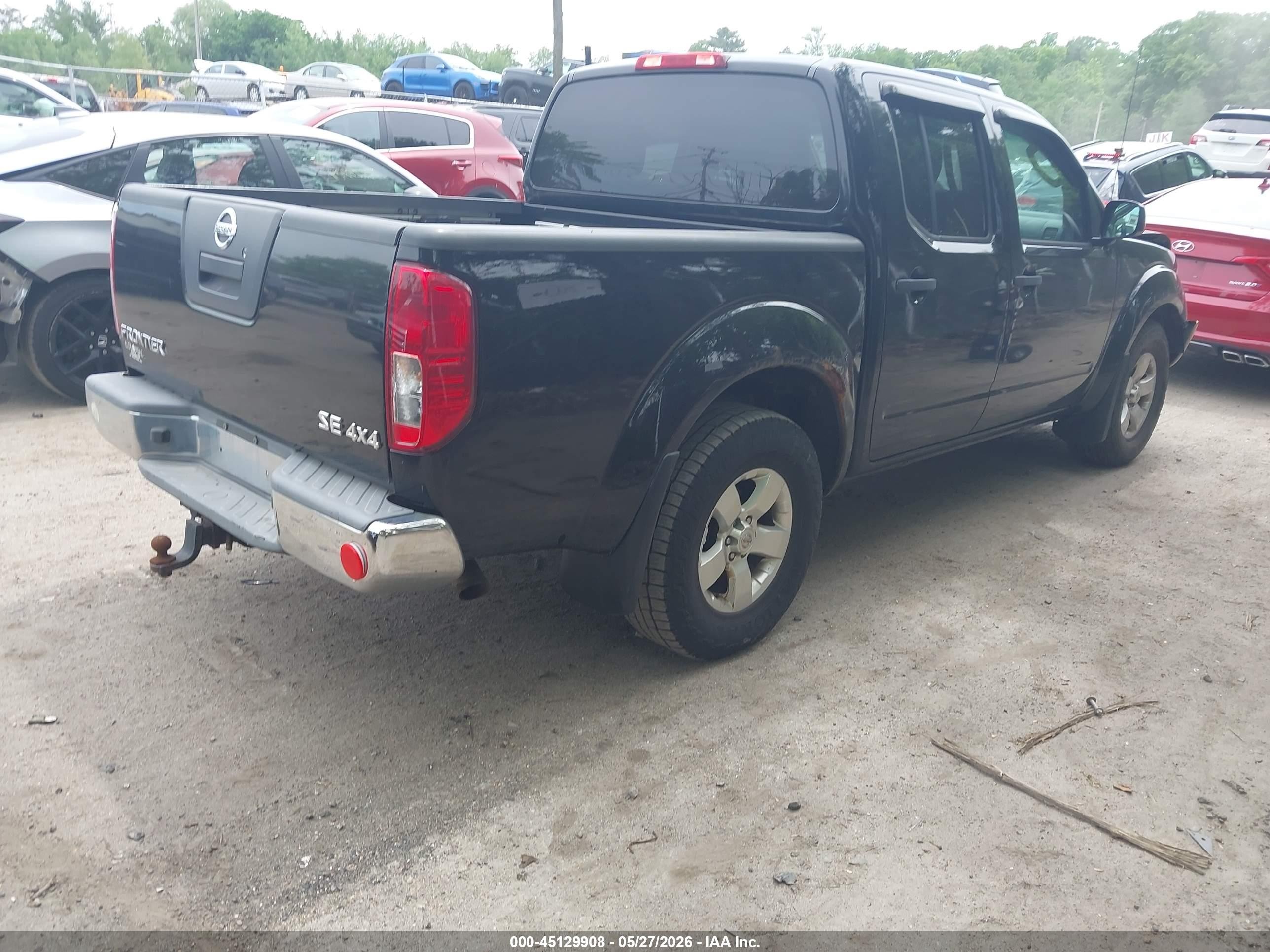 2010 Nissan Frontier Se Black vin: 1N6AD0EV4AC439034