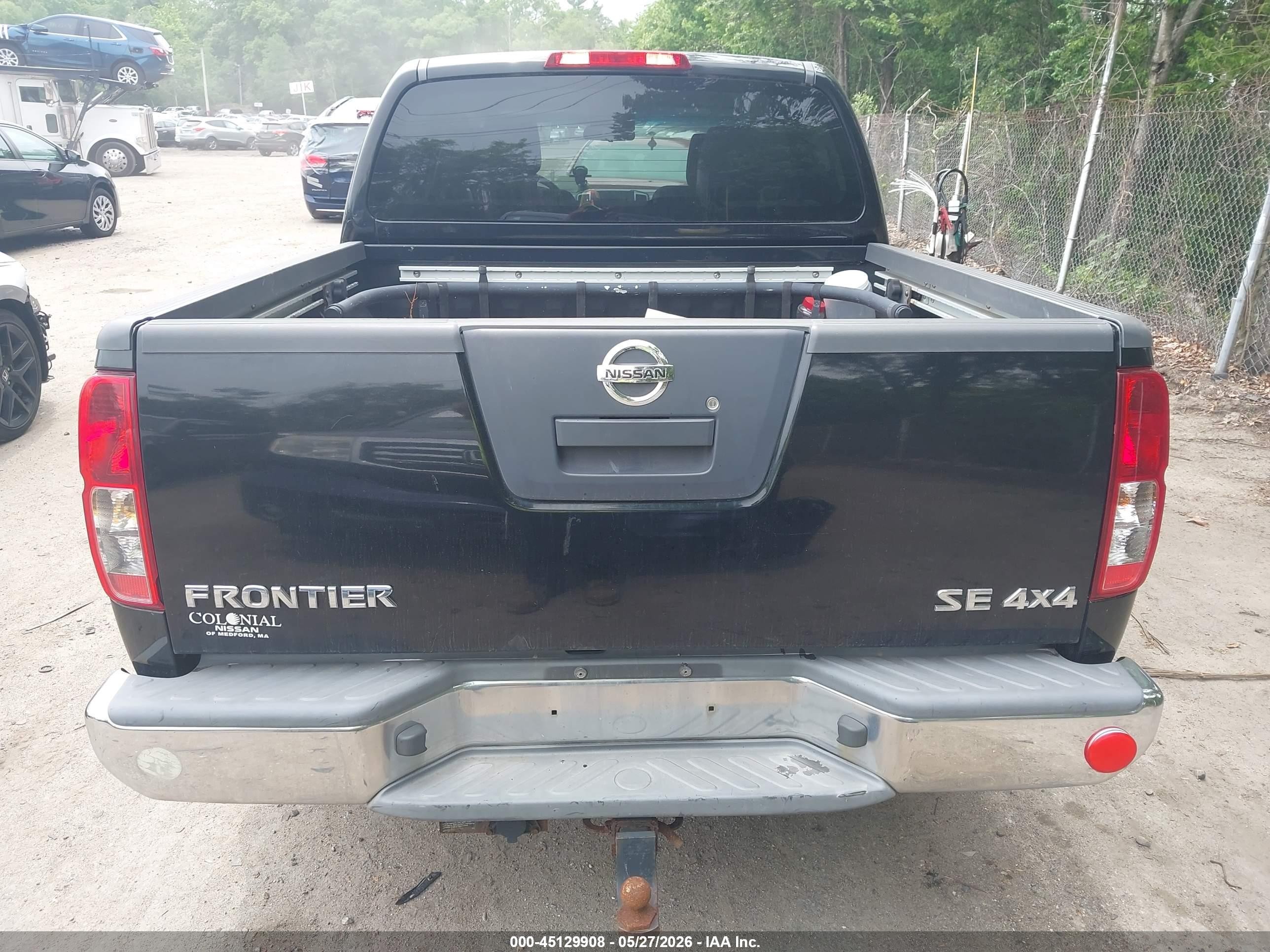 2010 Nissan Frontier Se Black vin: 1N6AD0EV4AC439034