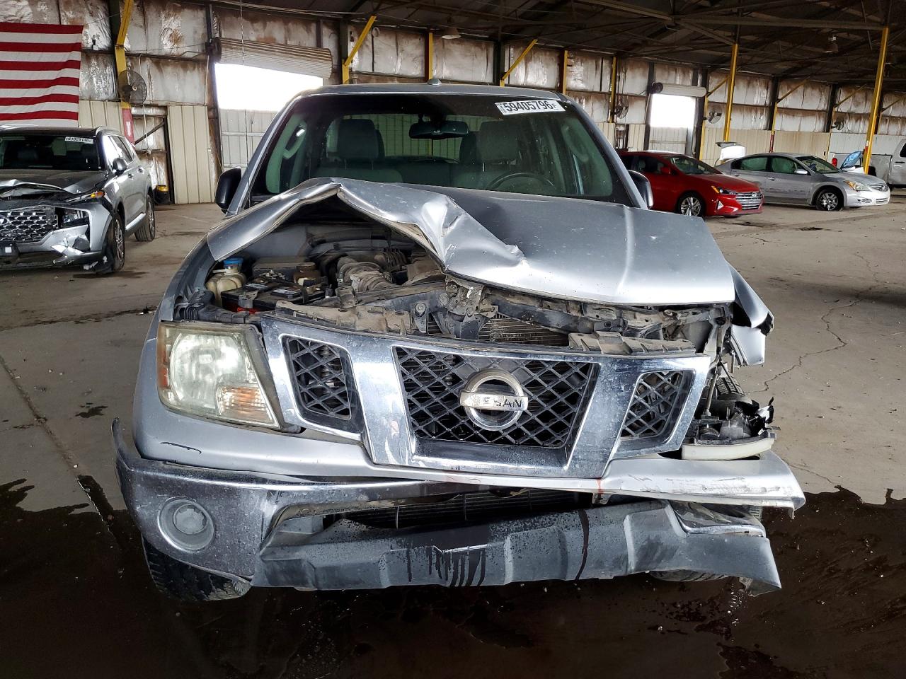 2011 Nissan Frontier S Серебряный vin: 1N6AD0EV4BC402941