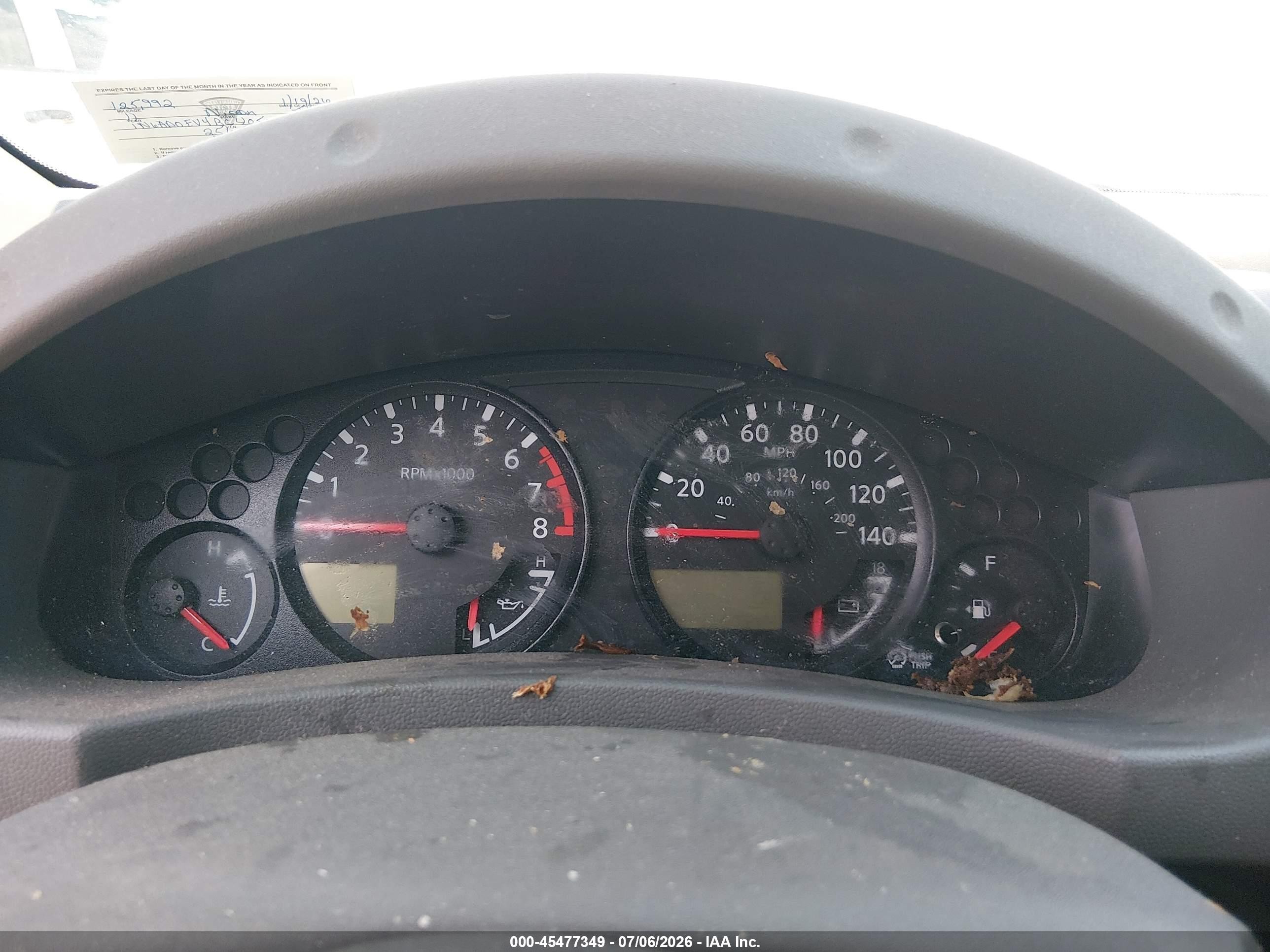 2011 Nissan Frontier S White vin: 1N6AD0EV4BC405161