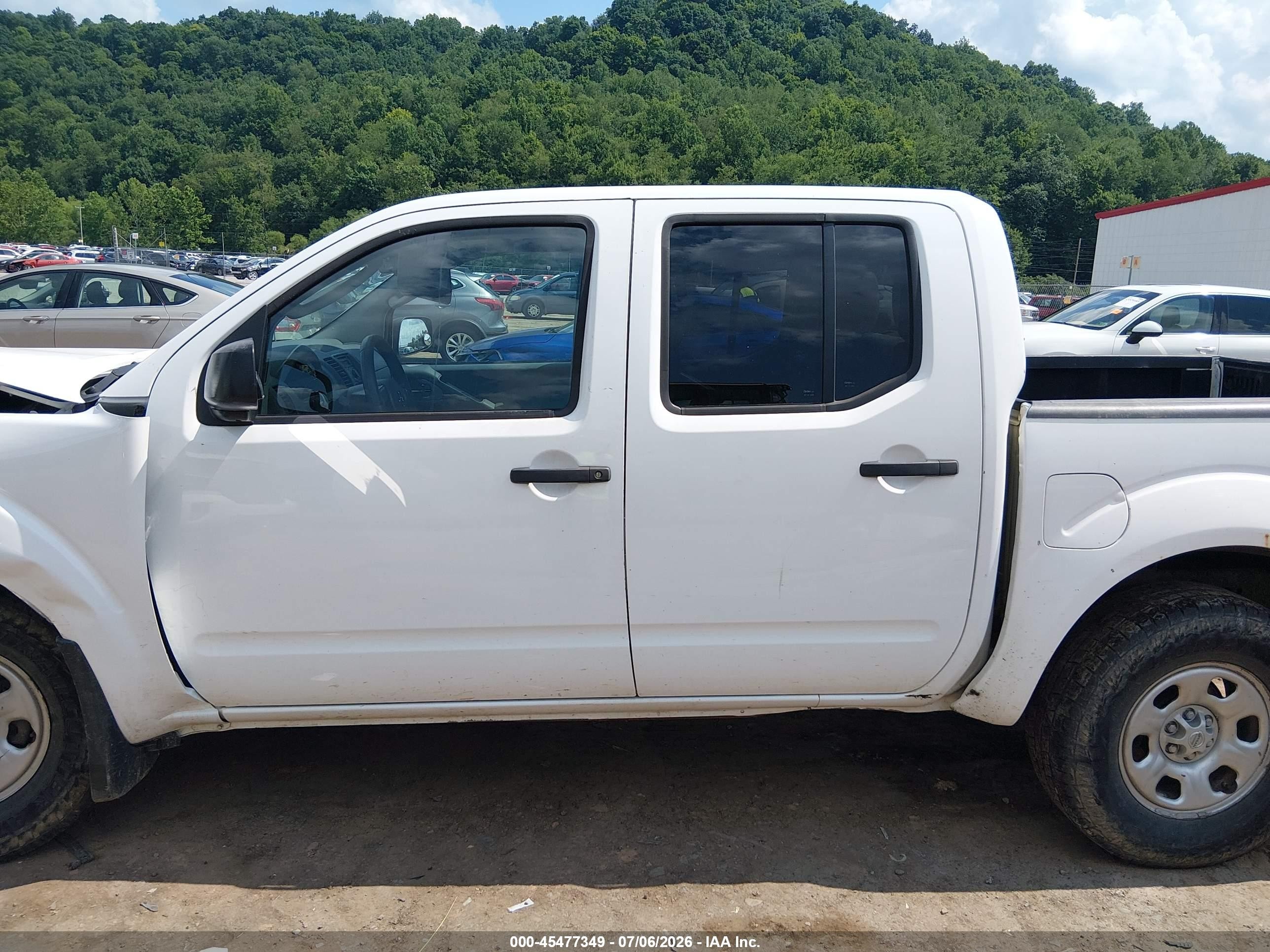 2011 Nissan Frontier S White vin: 1N6AD0EV4BC405161