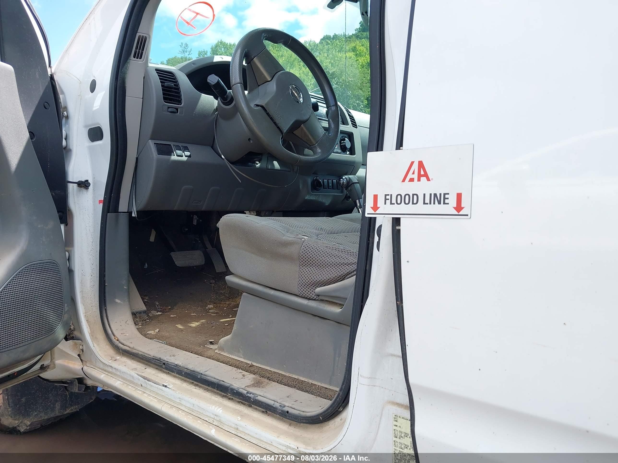 2011 Nissan Frontier S White vin: 1N6AD0EV4BC405161